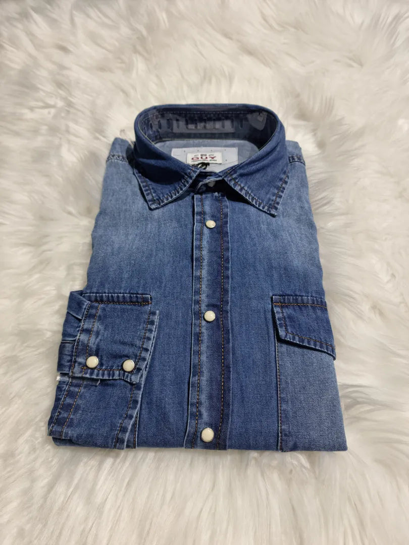 Camicia uomo denim art. harley 005