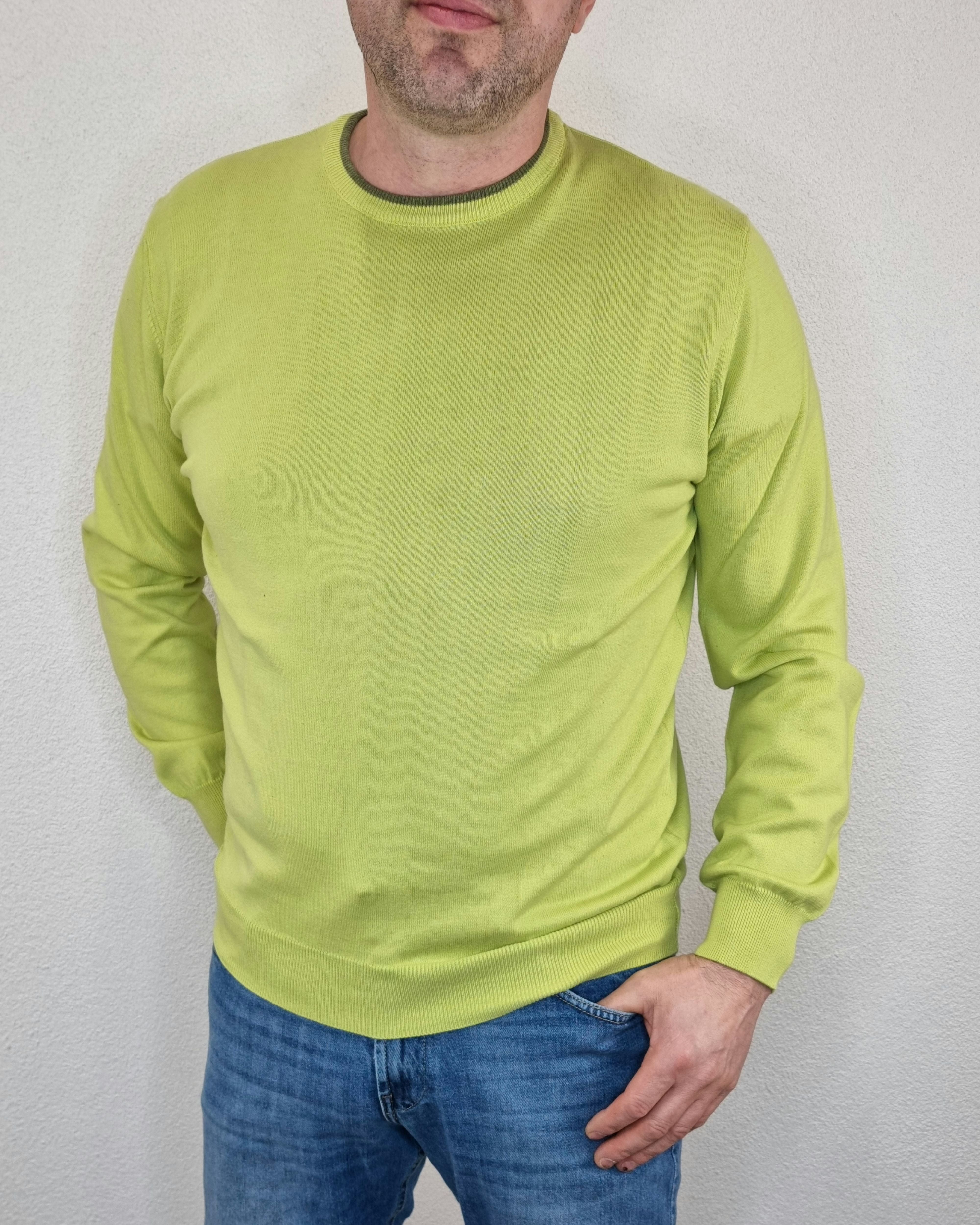 Pull UOMO HELIOS art.mare80 verde