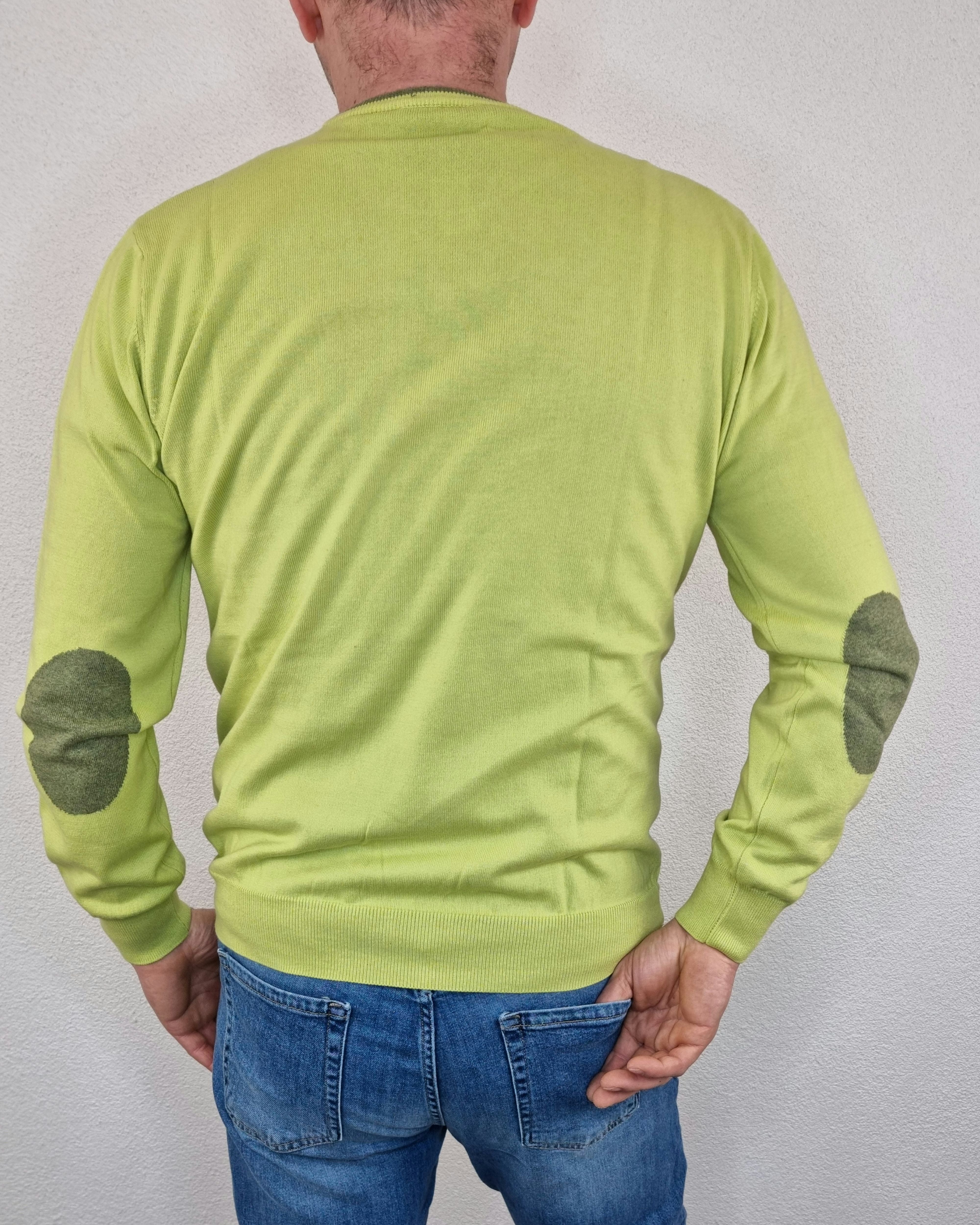 Pull UOMO HELIOS art.mare80 verde