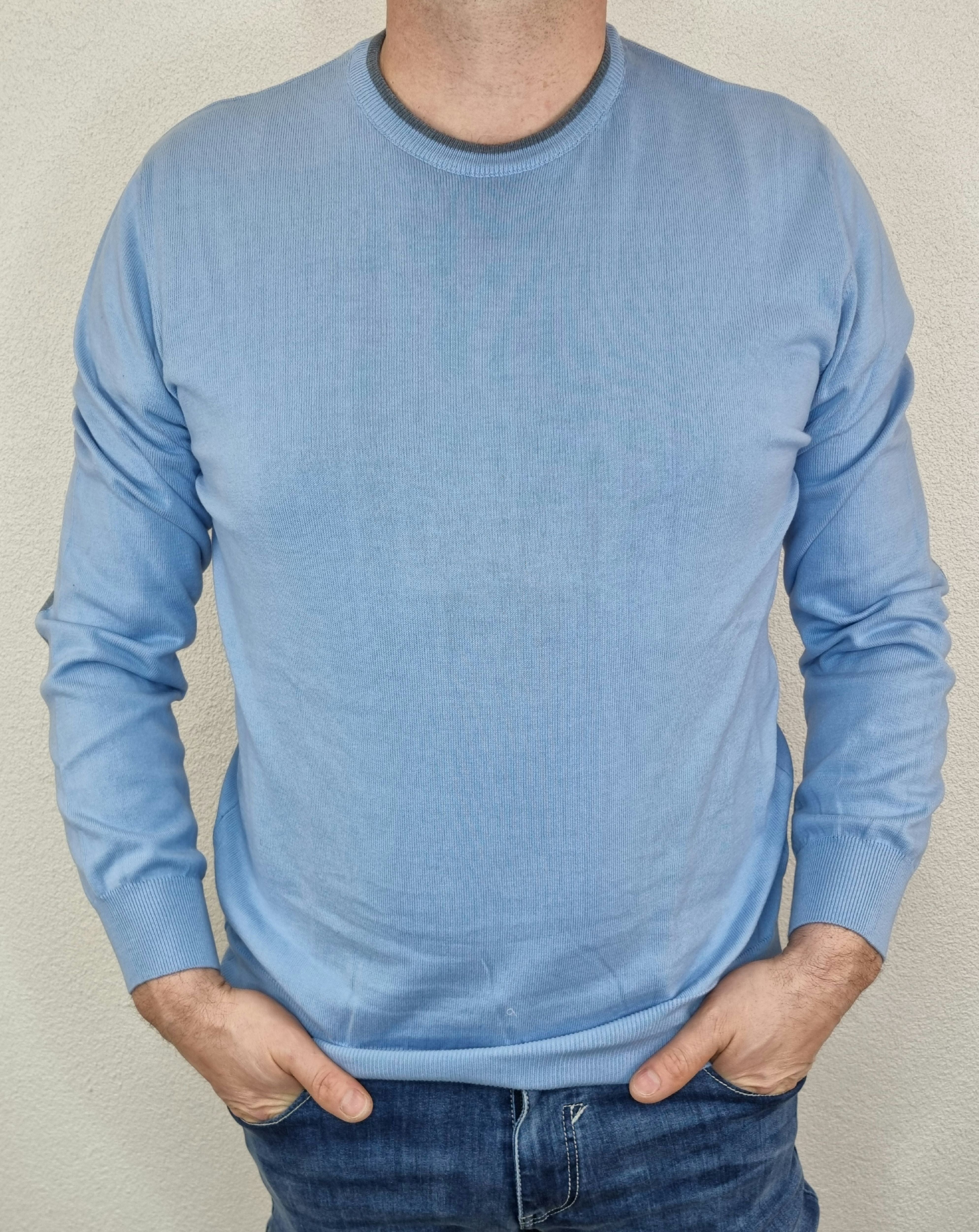 Pull UOMO HELIOS art.mare80 azzurro