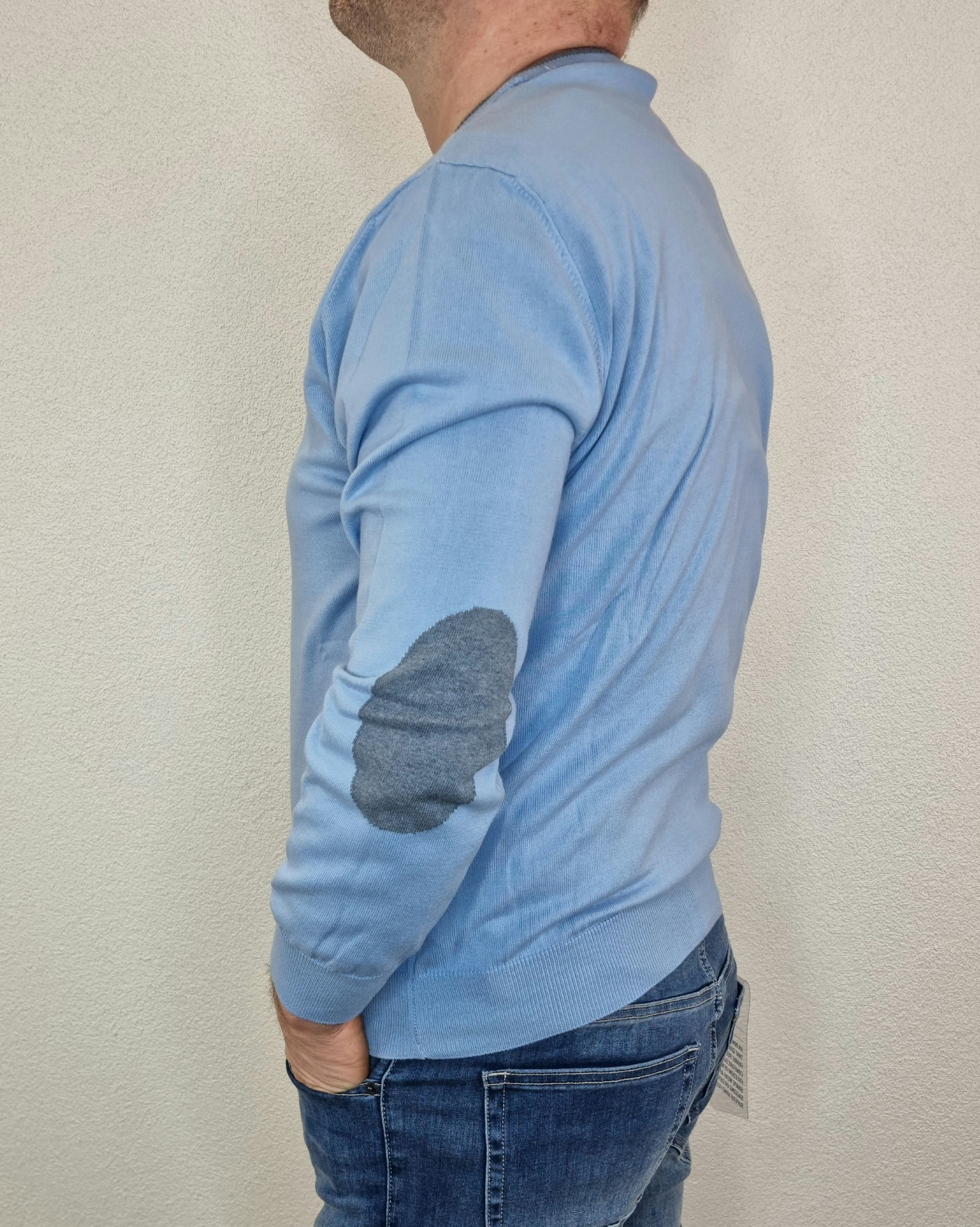 Pull UOMO HELIOS art.mare80 azzurro