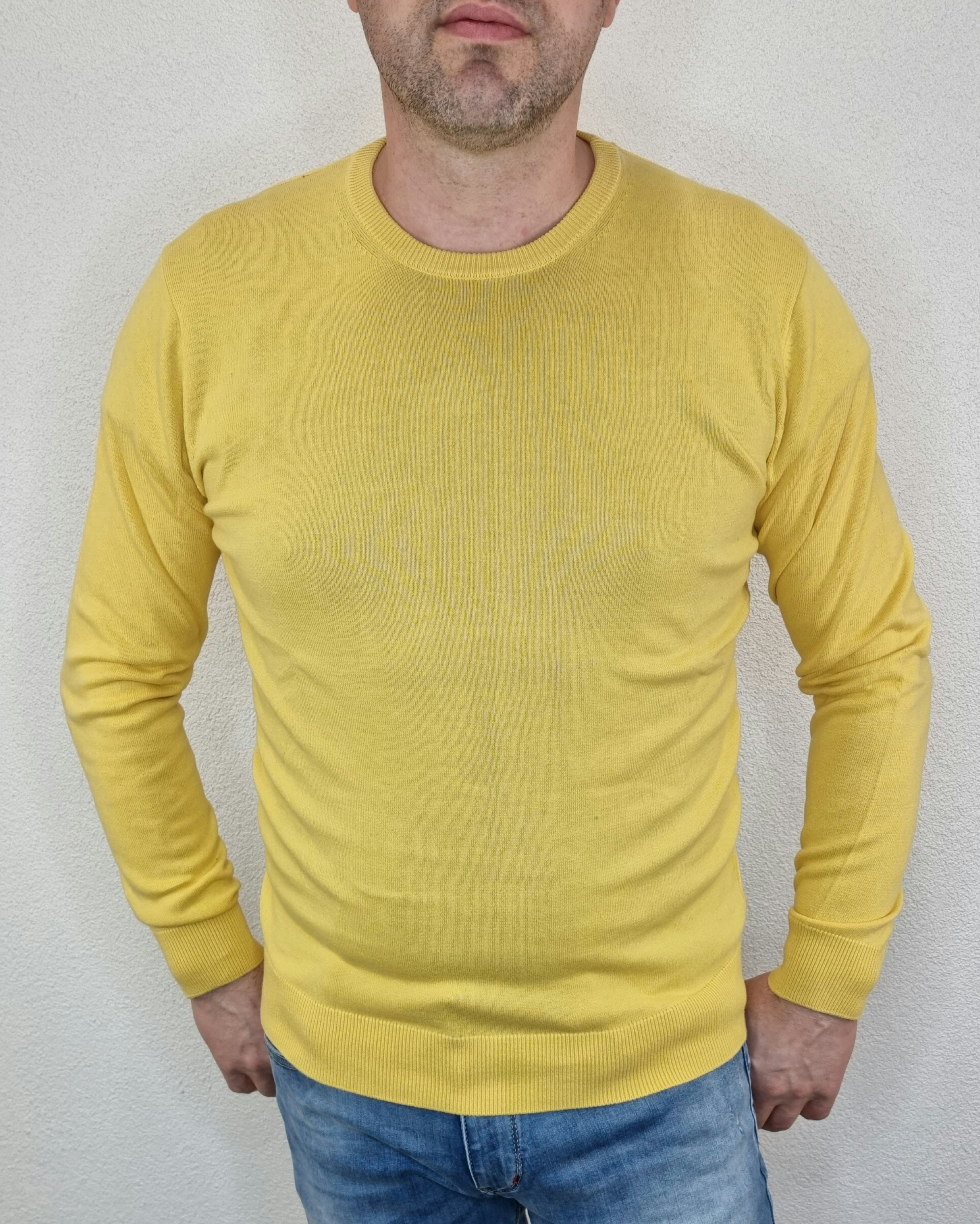 Pull UOMO CONSENSO art.3700900 giallo
