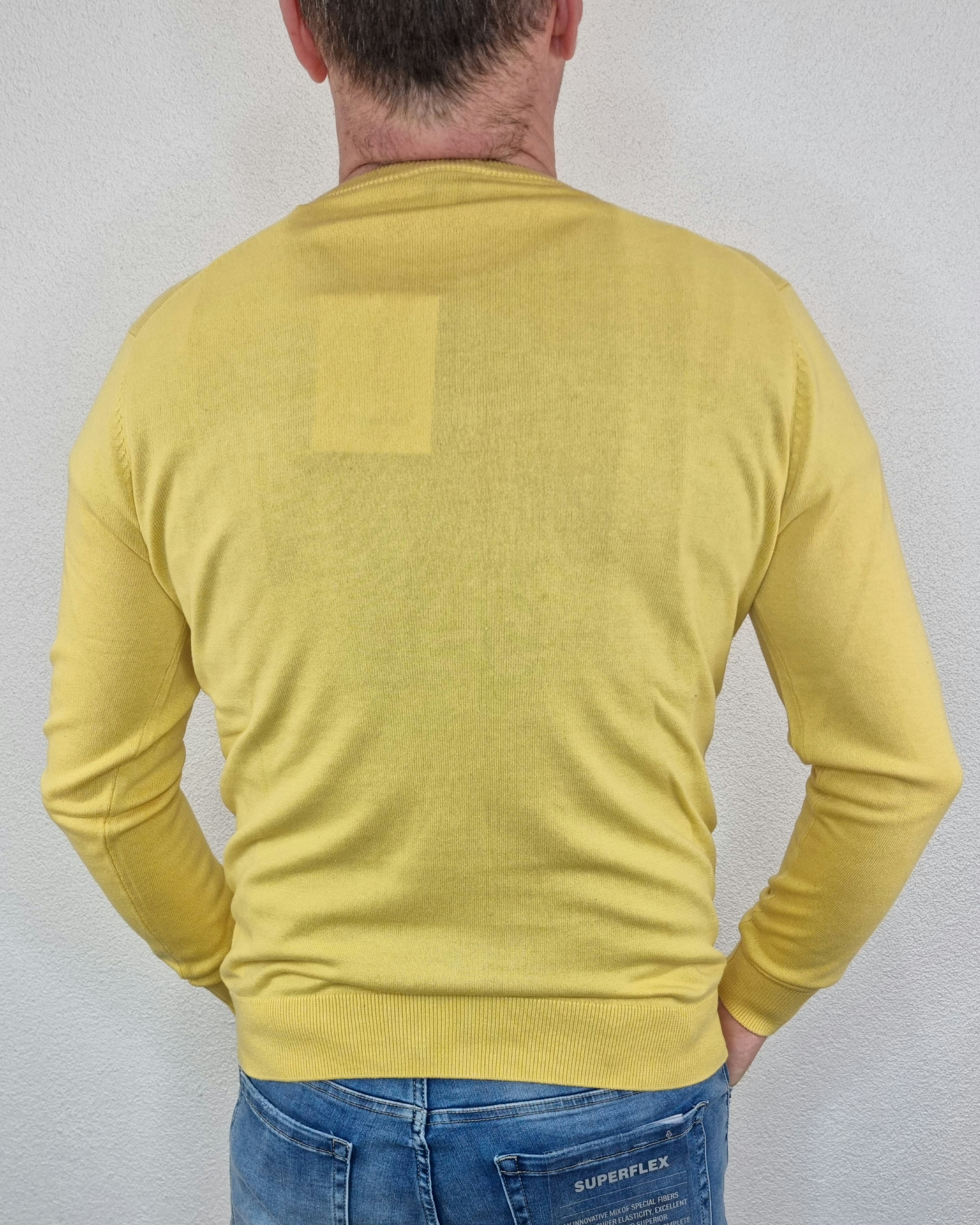 Pull UOMO CONSENSO art.3700900 giallo