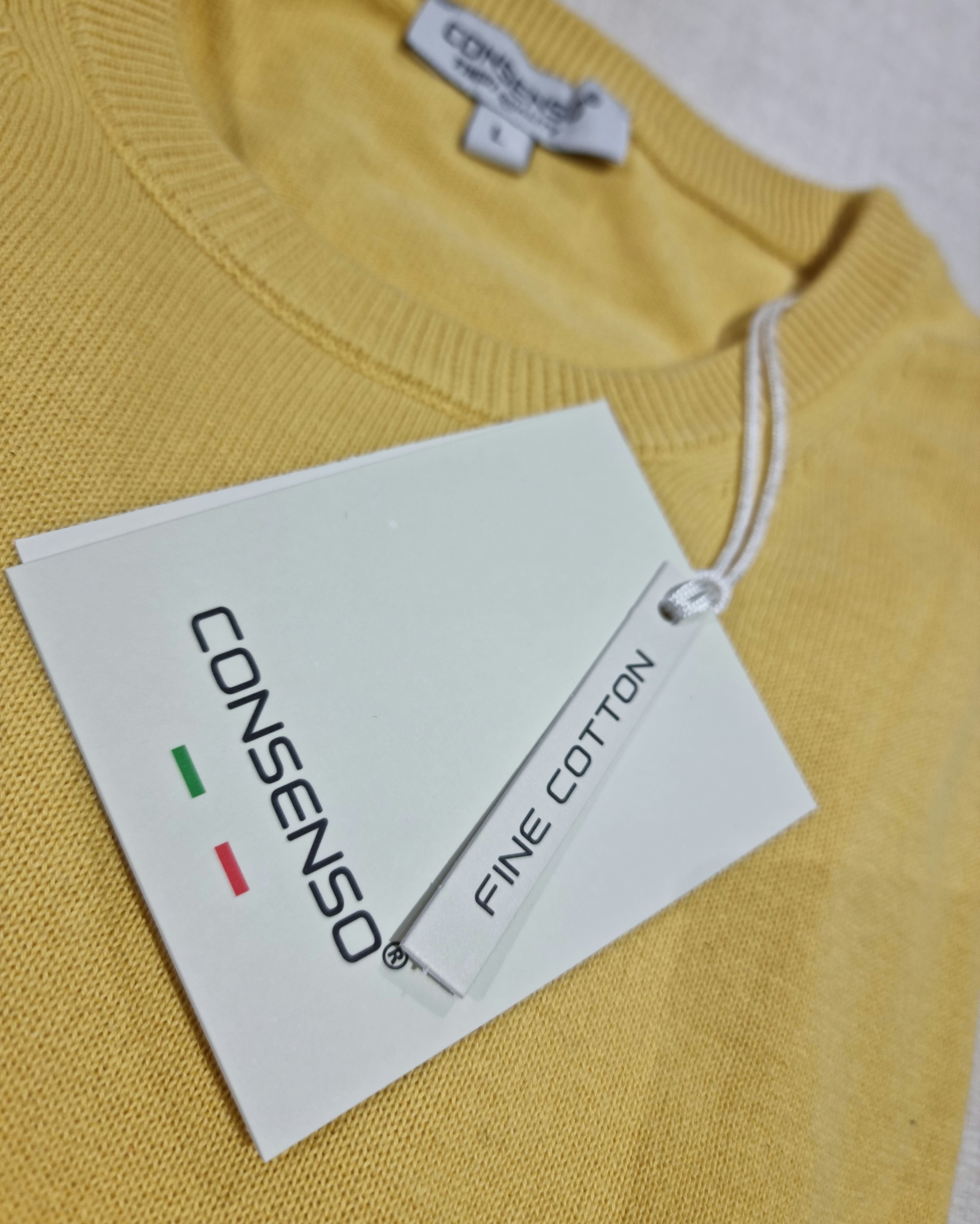 Pull UOMO CONSENSO art.3700900 giallo