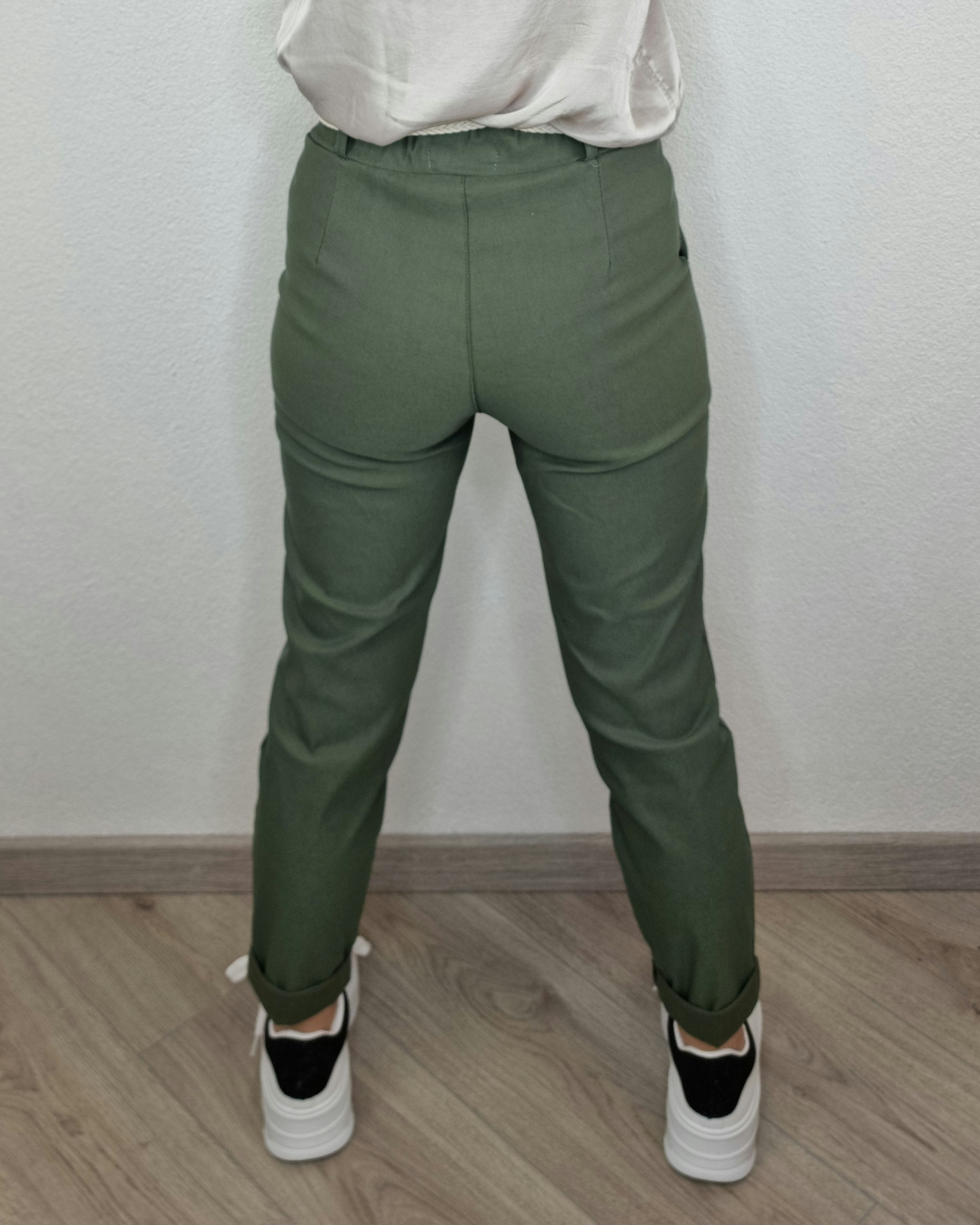 PANTALONE CORDA VERDE