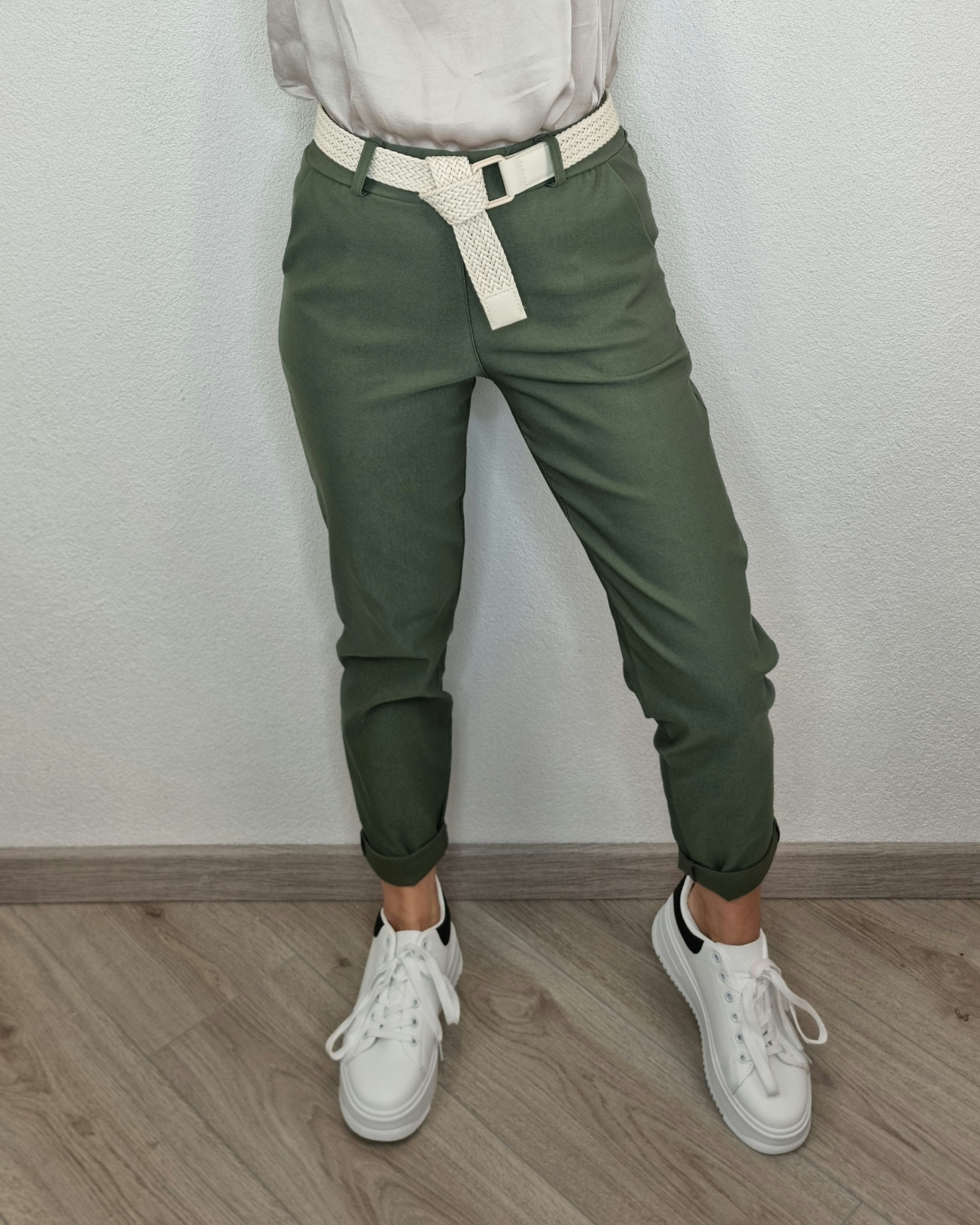 PANTALONE CORDA VERDE