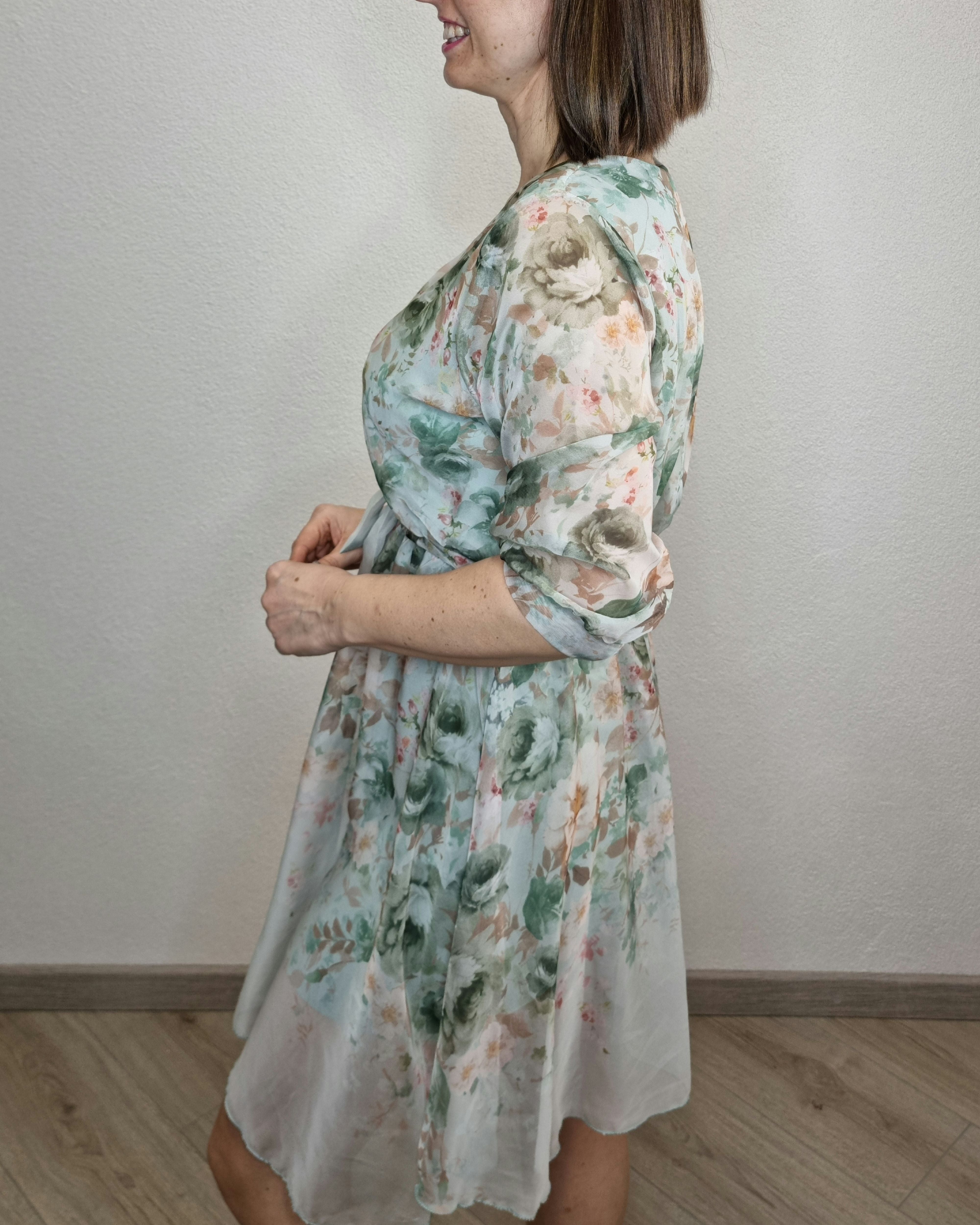 ABITO CHIFFON VERDE