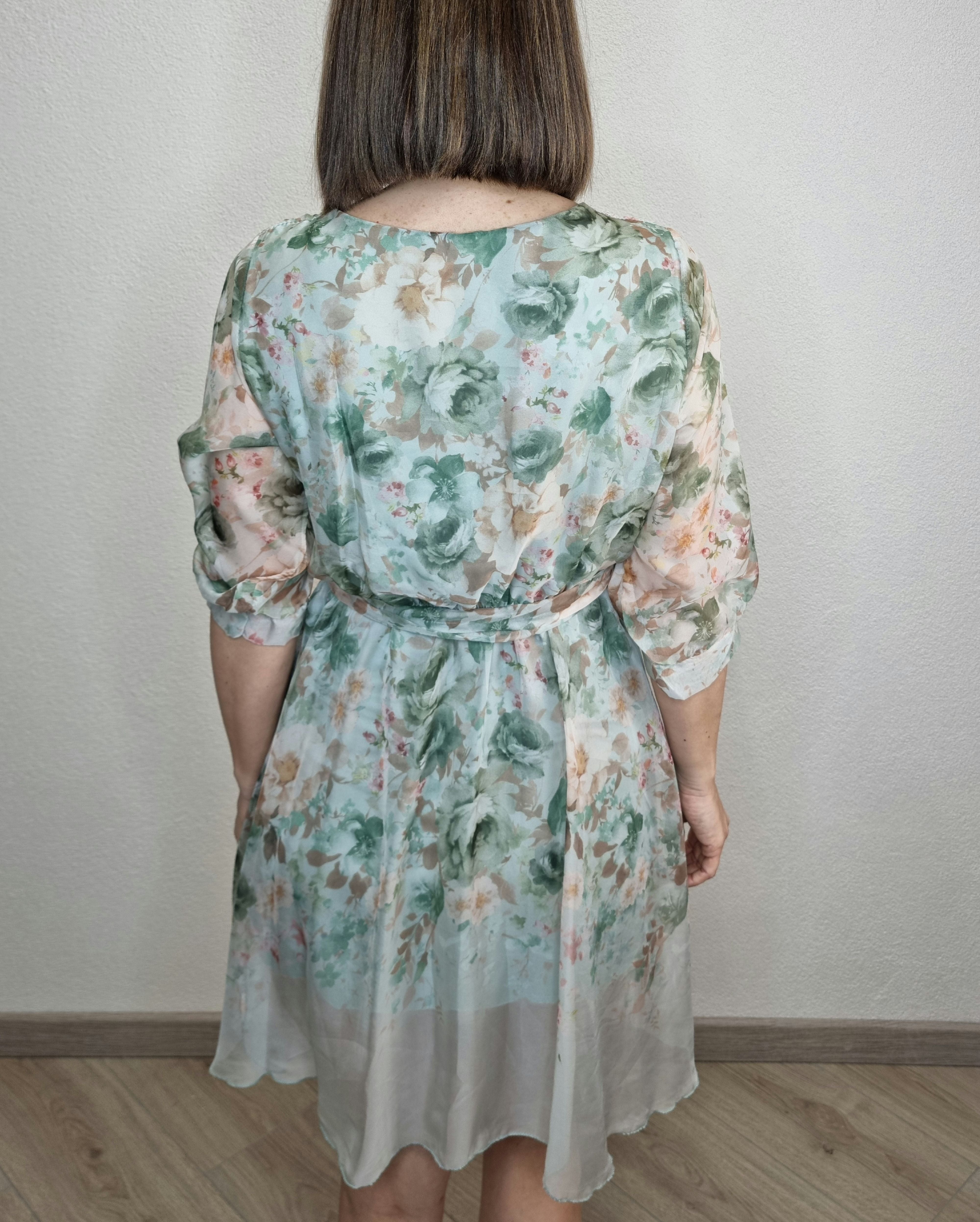 ABITO CHIFFON VERDE