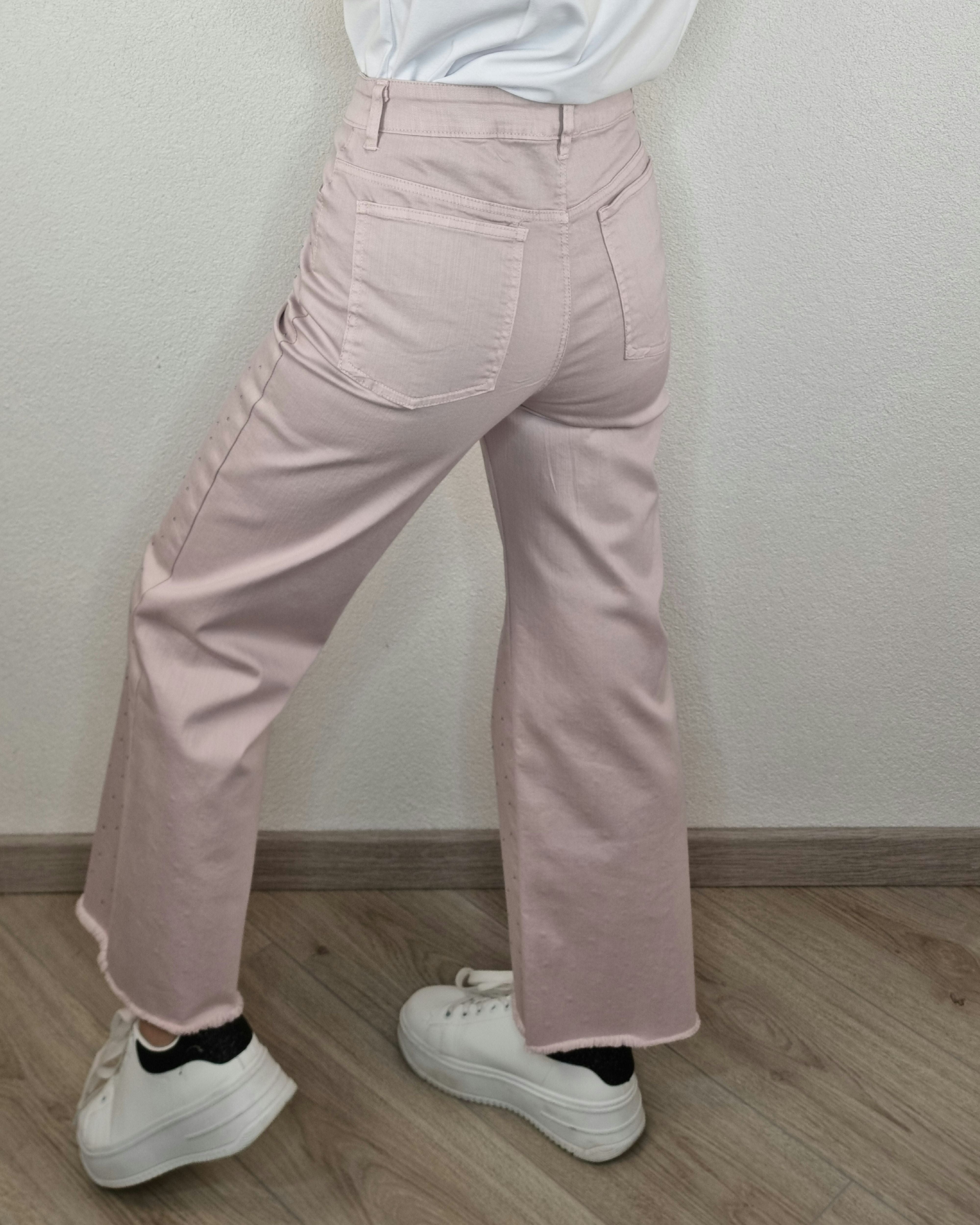 JEANS COCCINELLA ROSA STRASS
