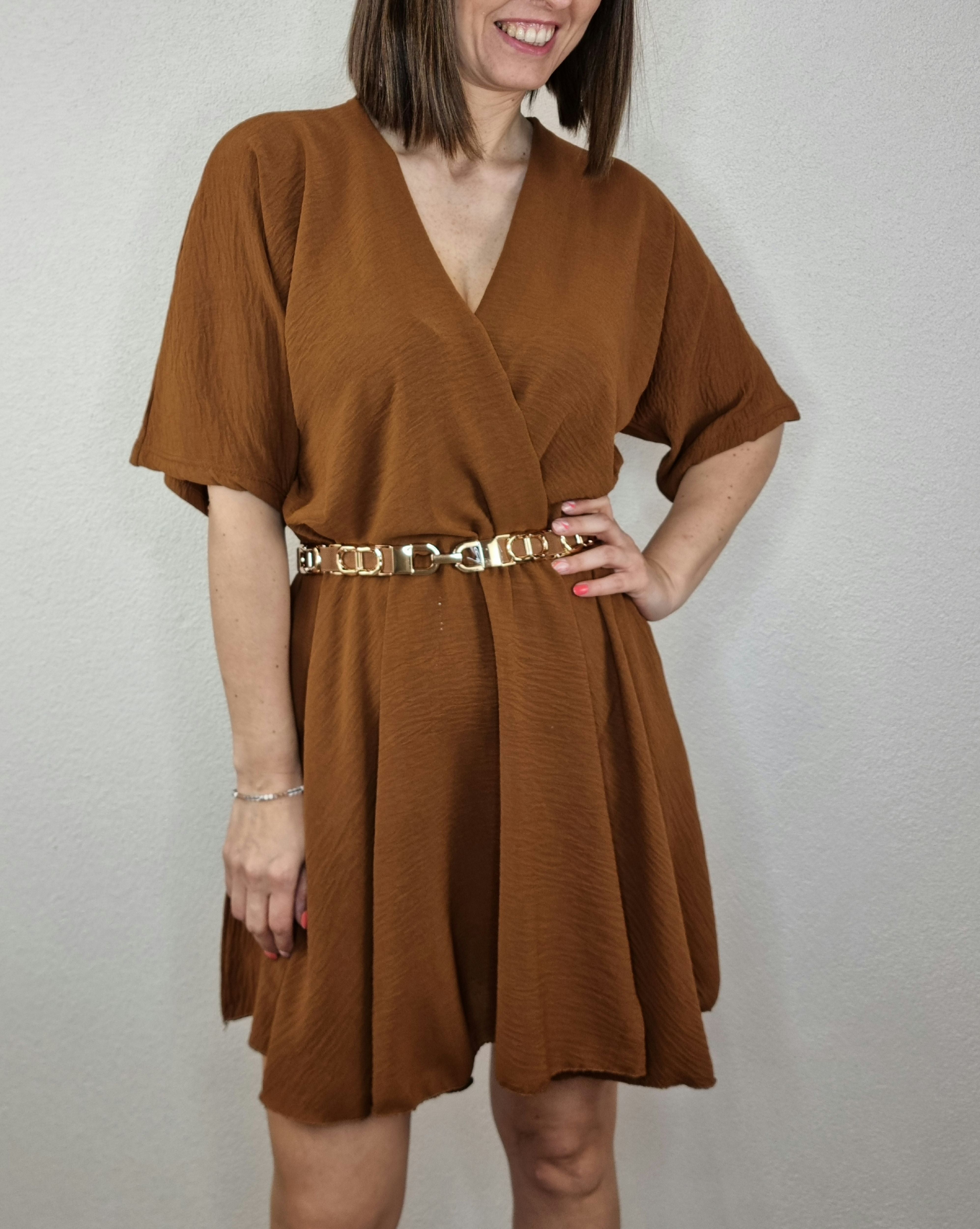 ABITO MARIASOLE CIOCCOLATO