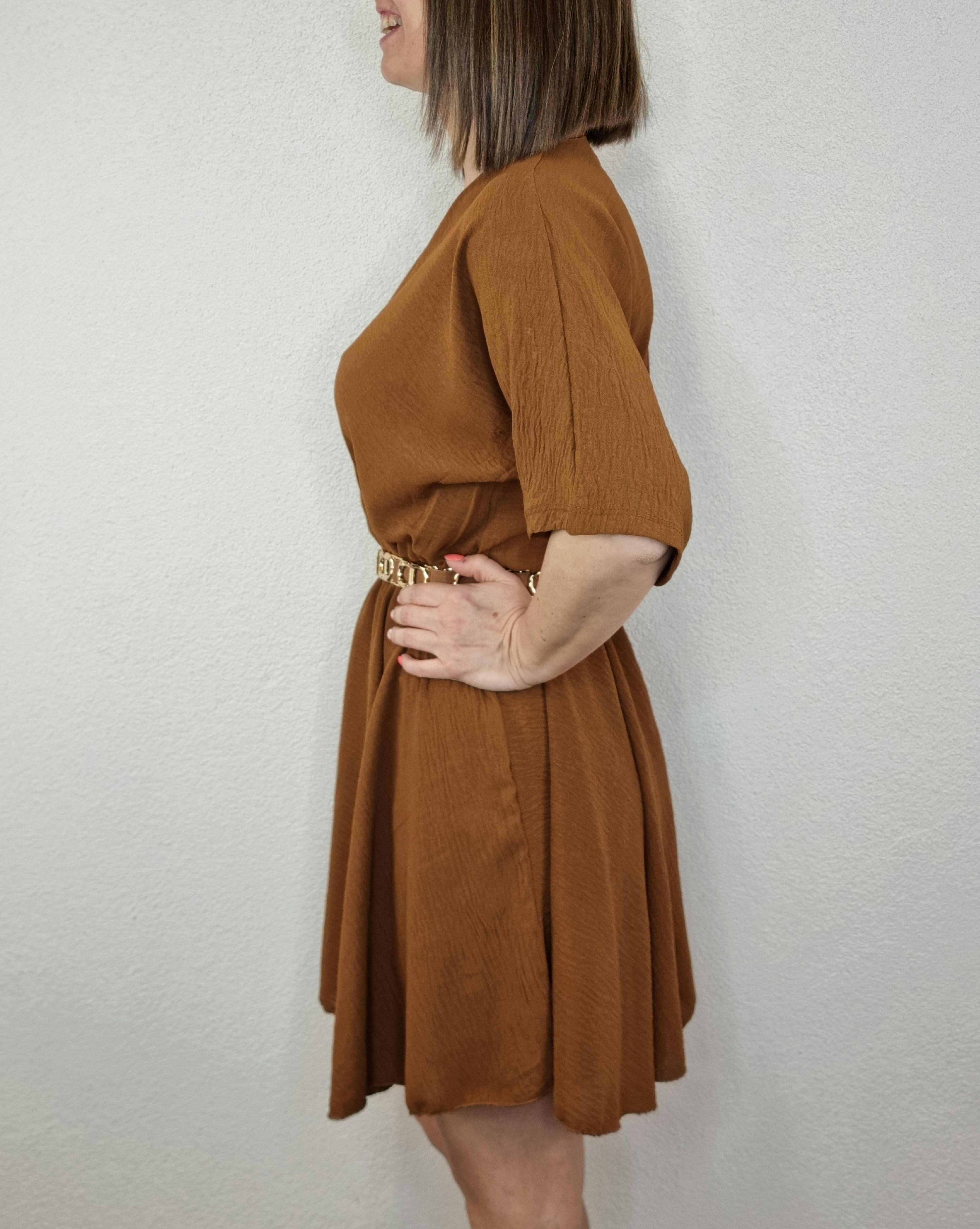 ABITO MARIASOLE CIOCCOLATO