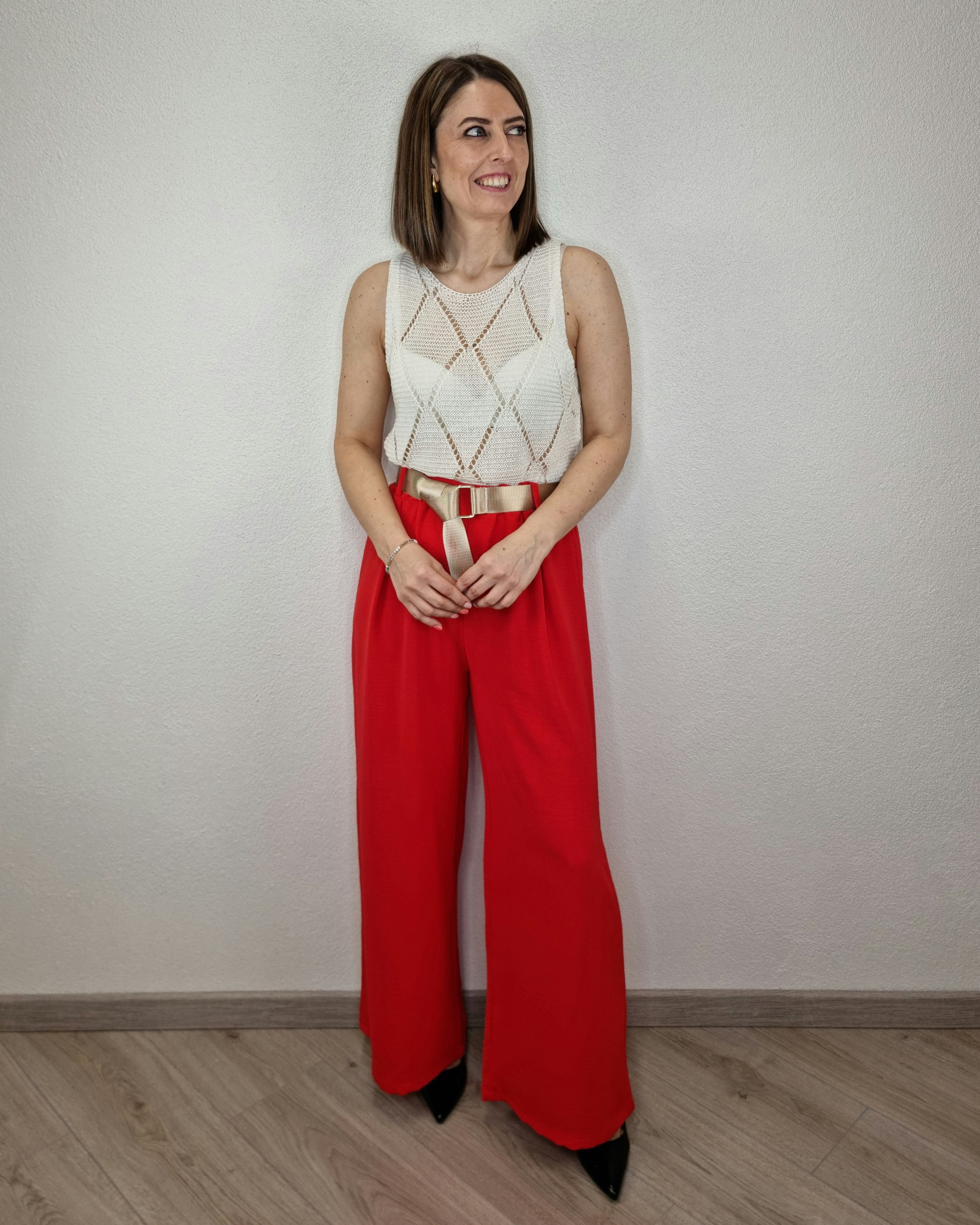 PANTALONE CHARME ROSSO