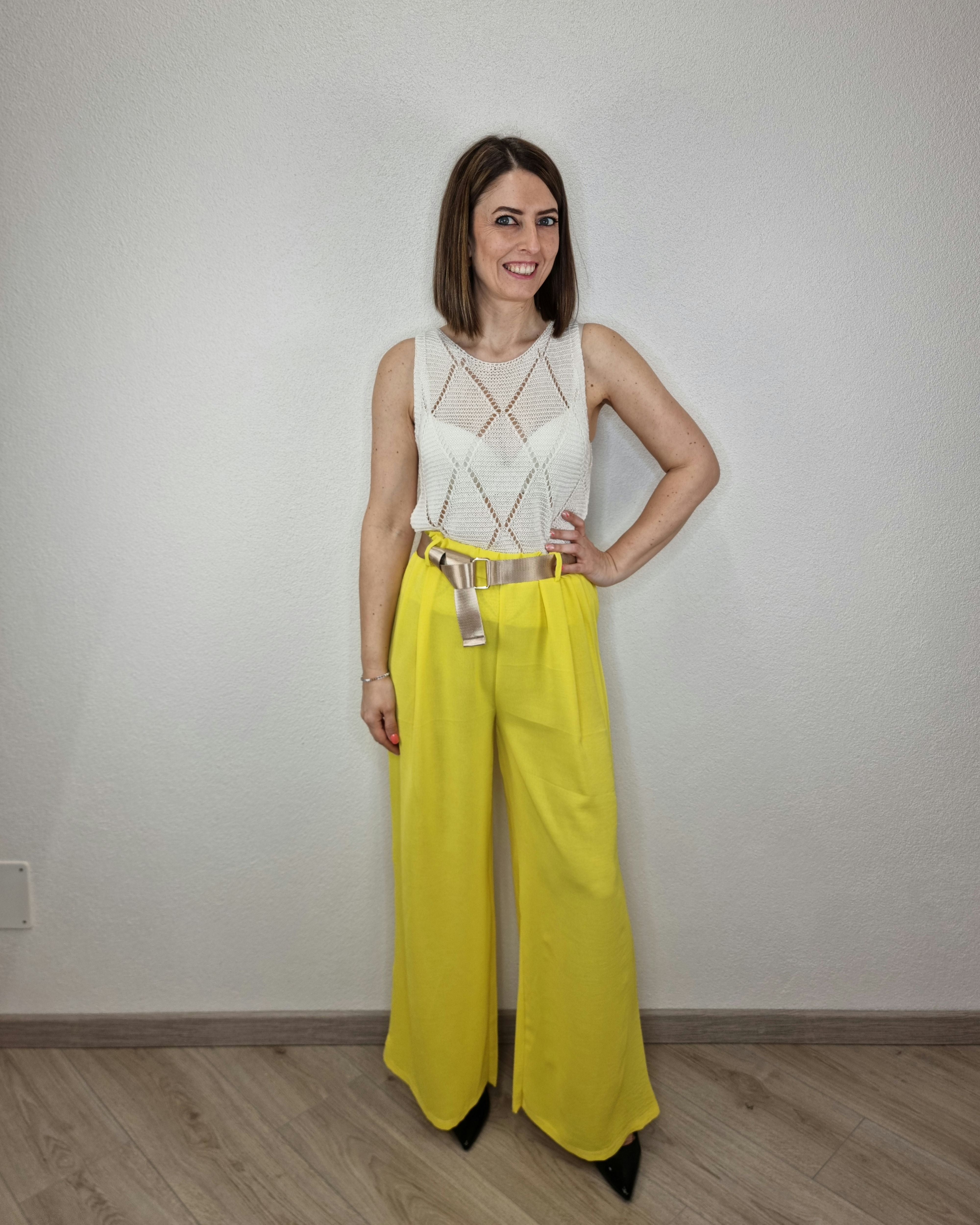 PANTALONE CHARME GIALLO