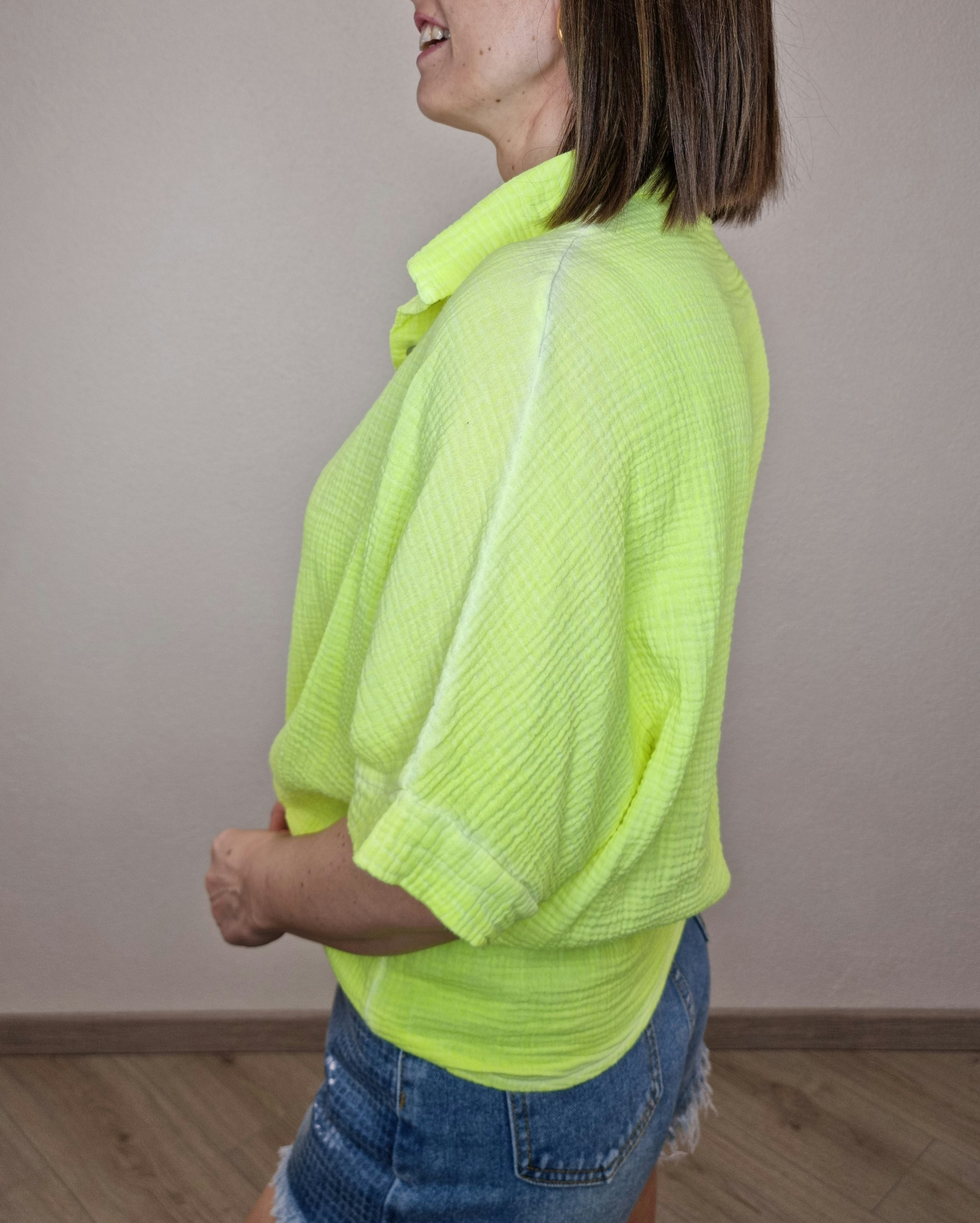 CAMICIA FLUO GIALLA