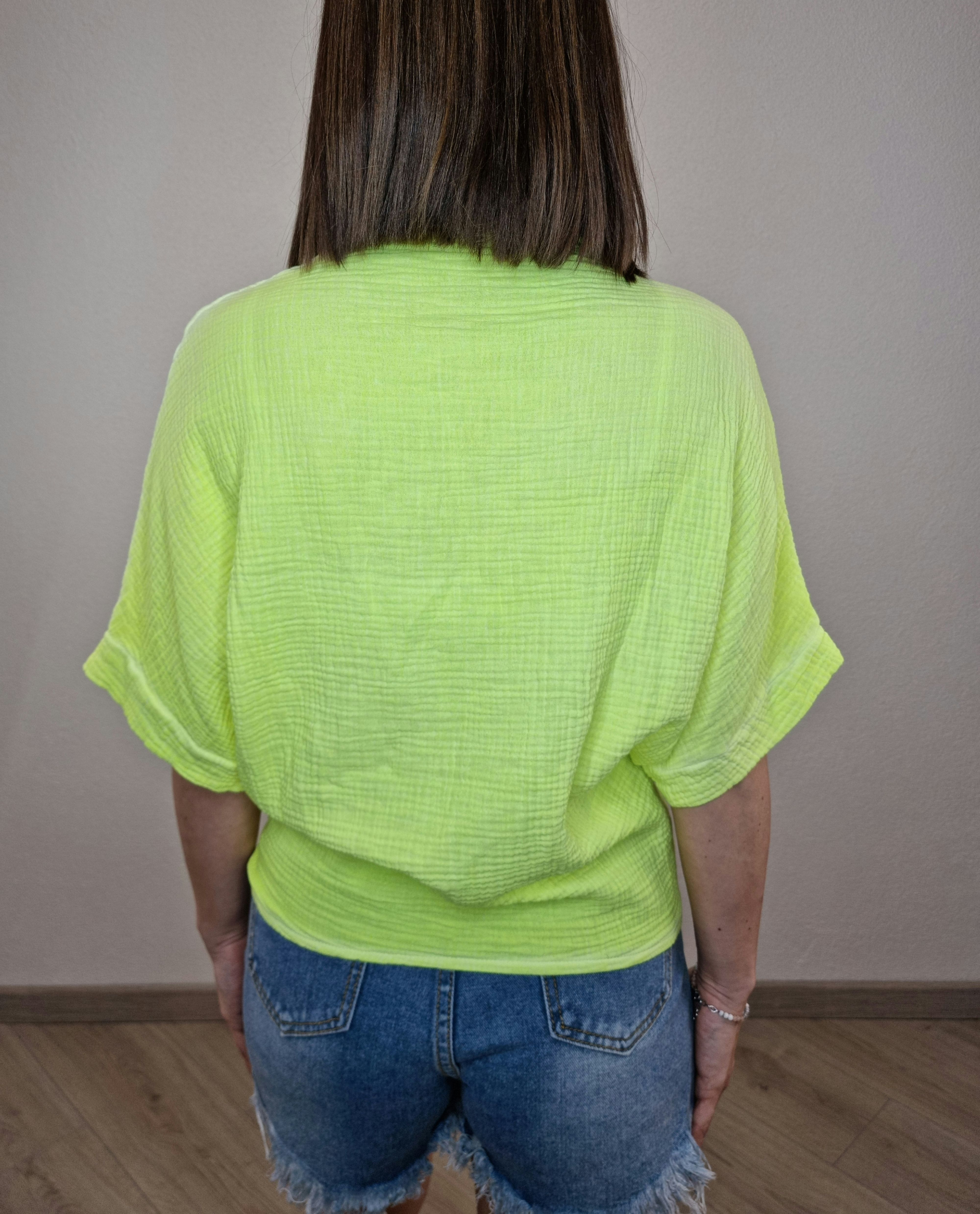 CAMICIA FLUO GIALLA