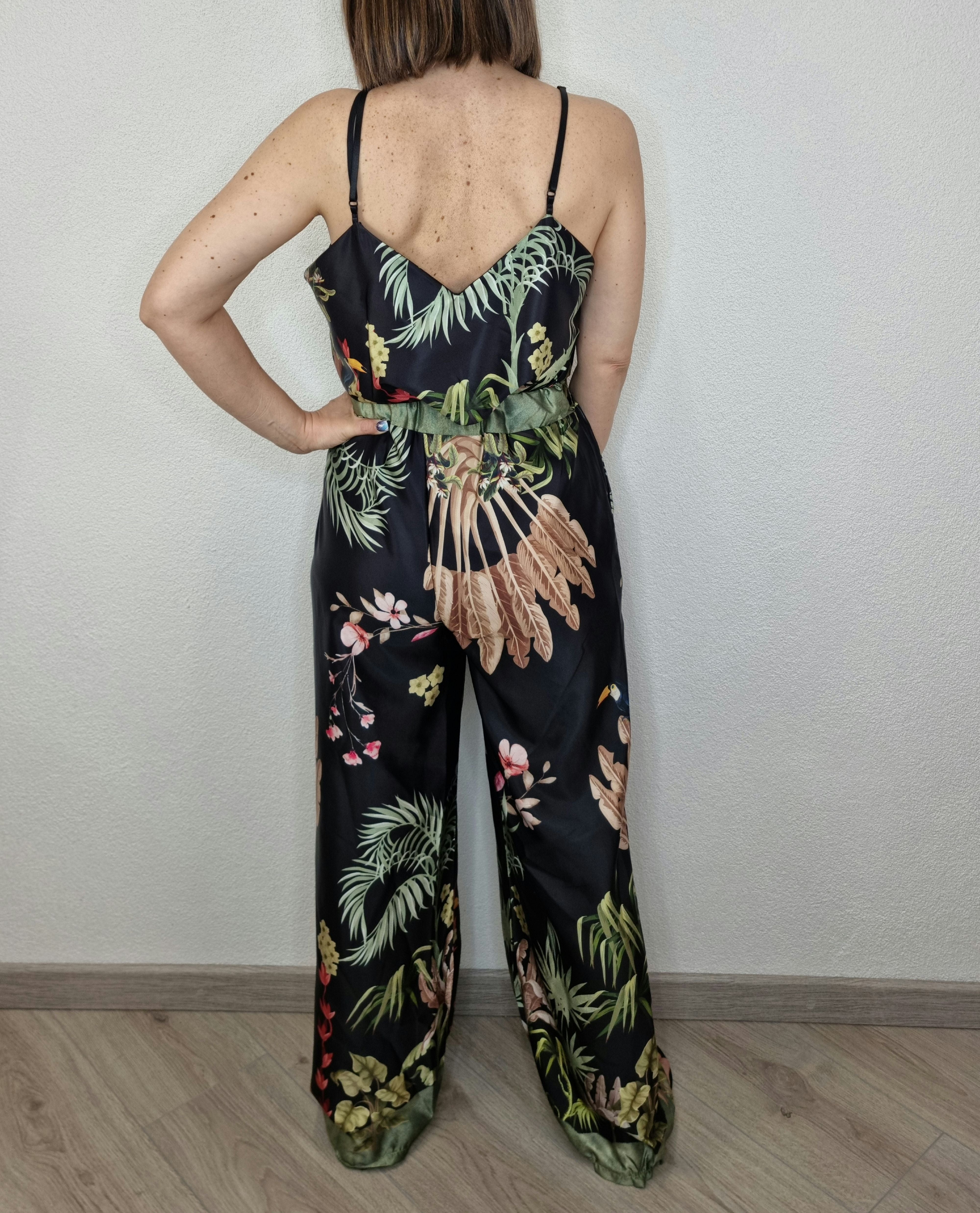 COORDINATO SUN FLOWER NERO