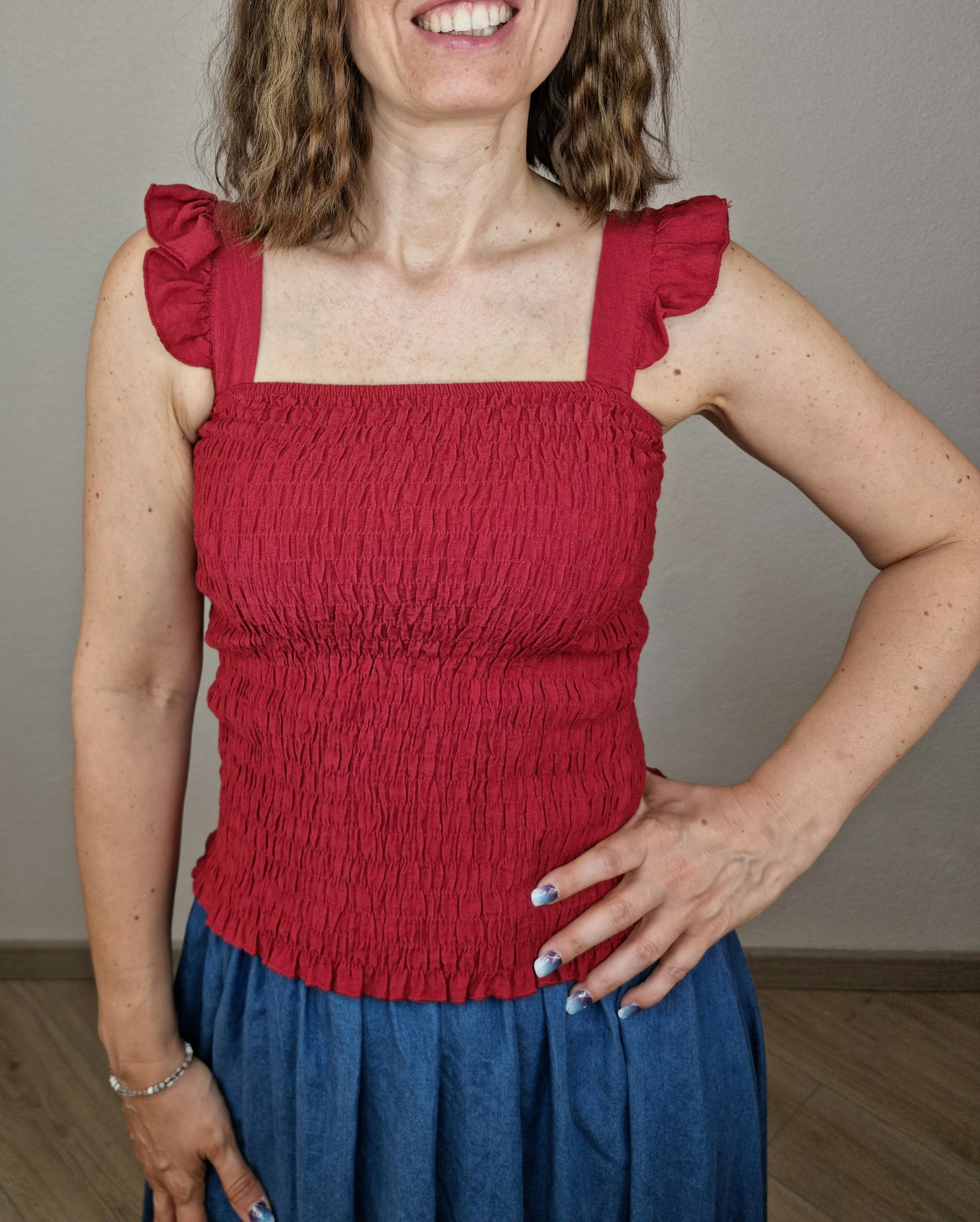 TOP SUSAN DARK CHERRY