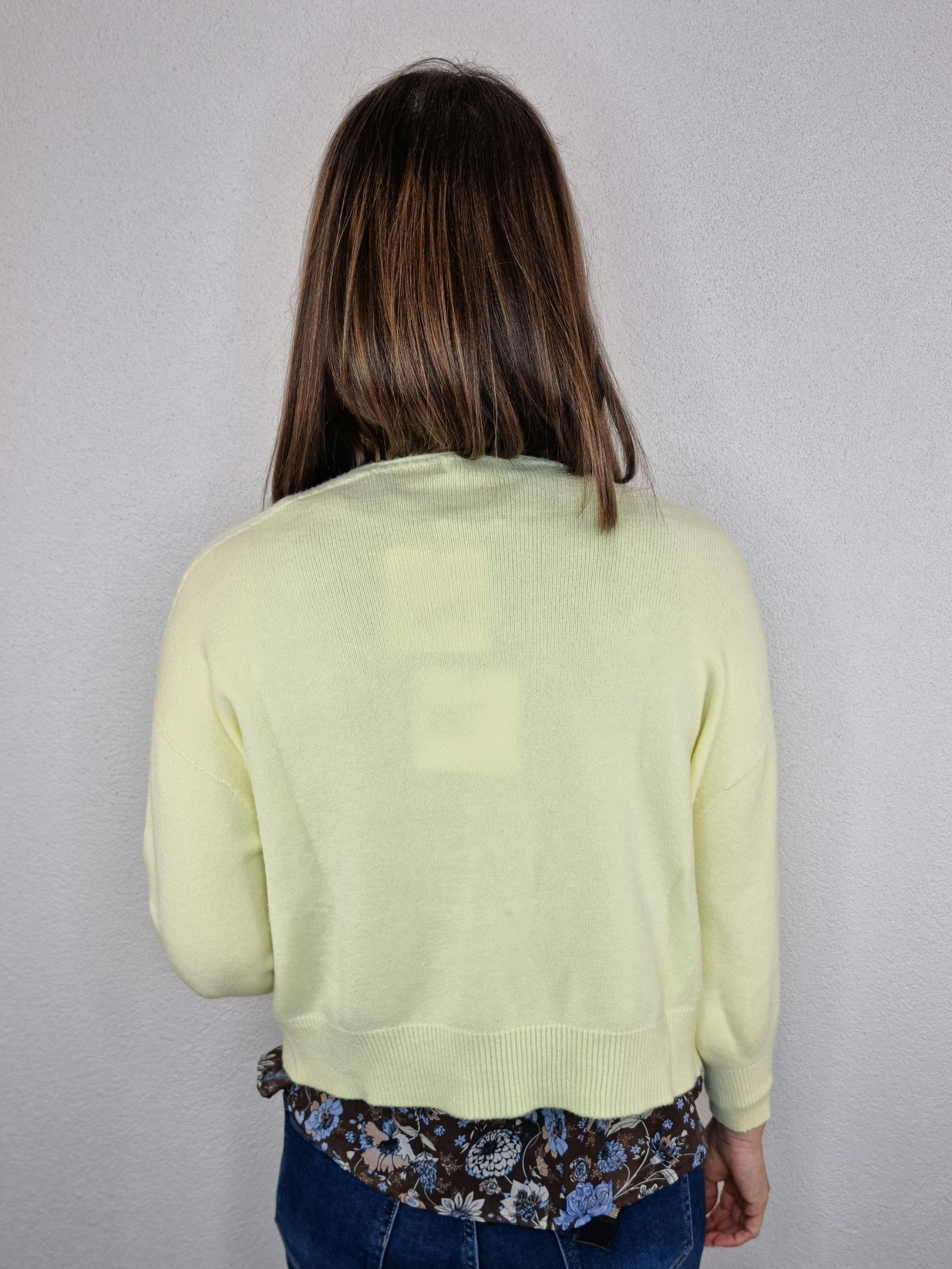CARDIGAN CIVICO GIALLO