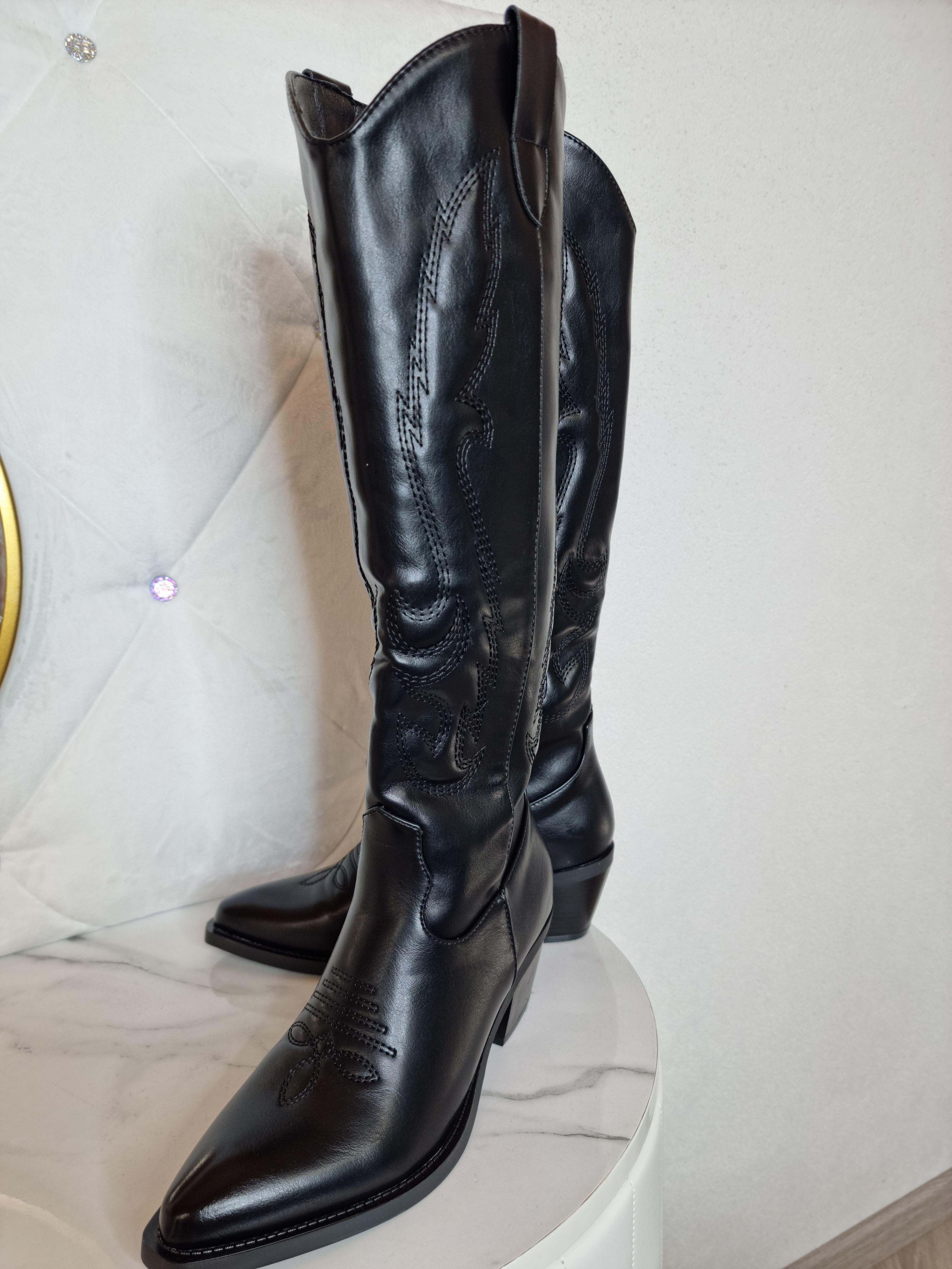 STIVALE TEXANO NERO