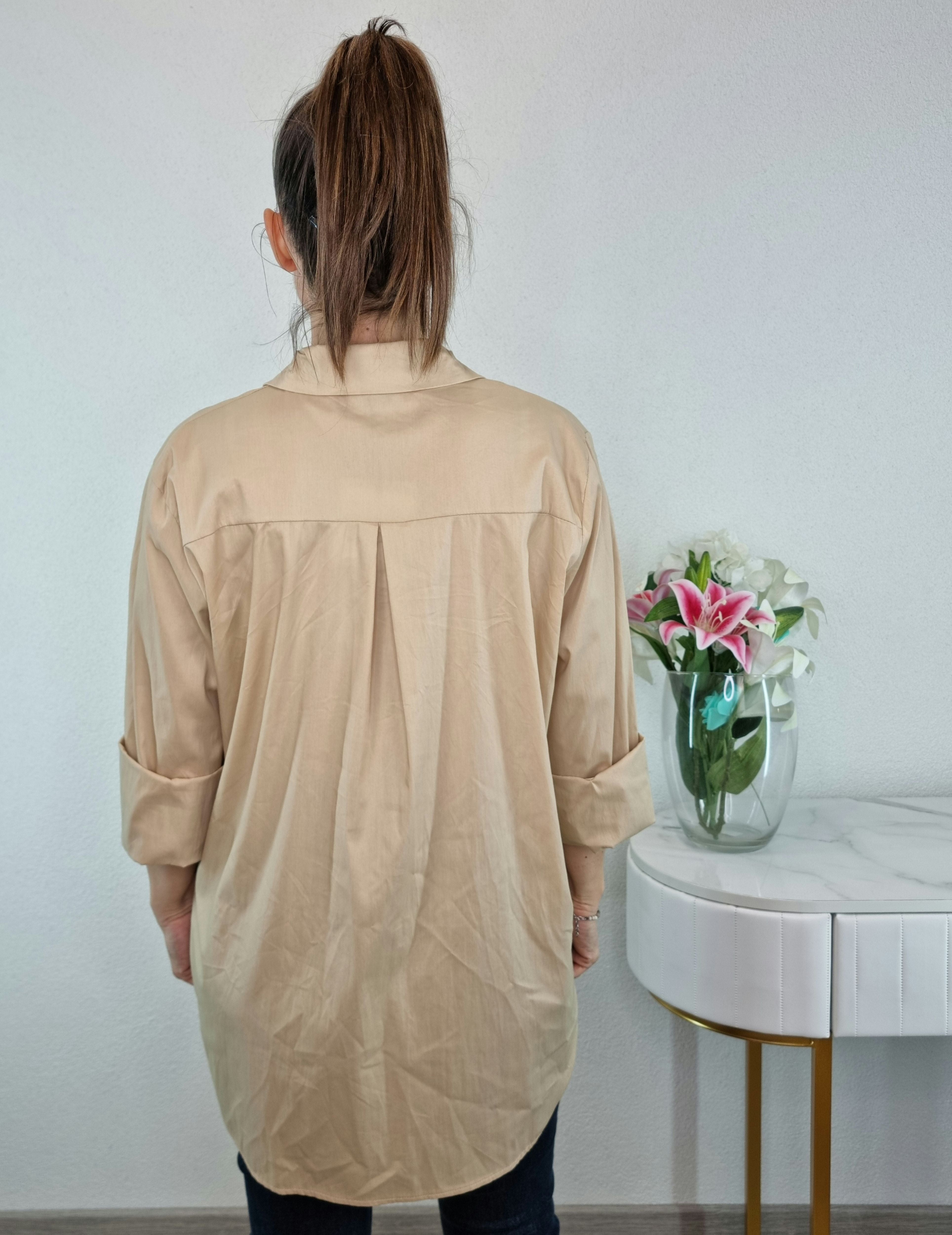 CAMICIA OVER BEIGE