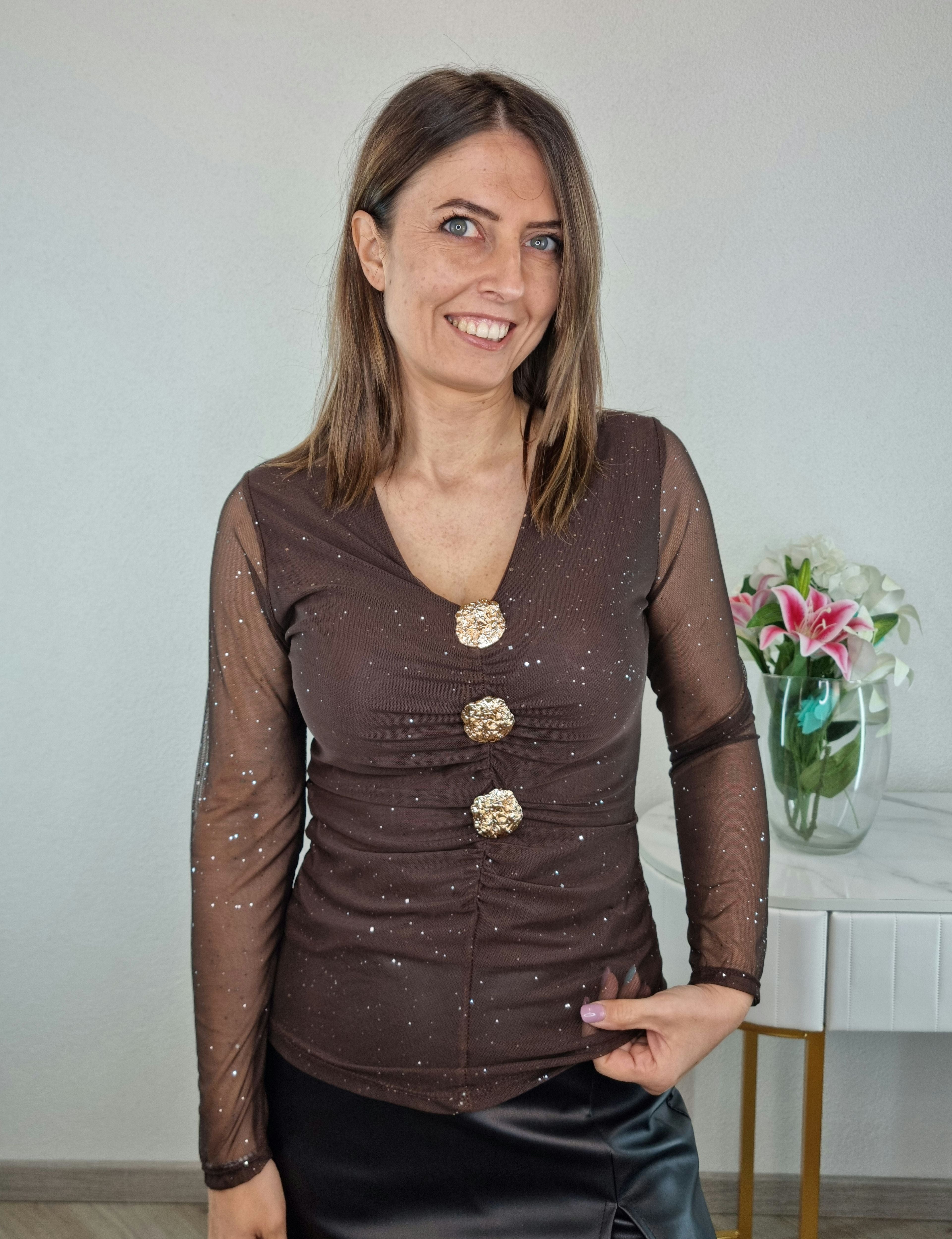 BLUSA GIOIELLO MORO