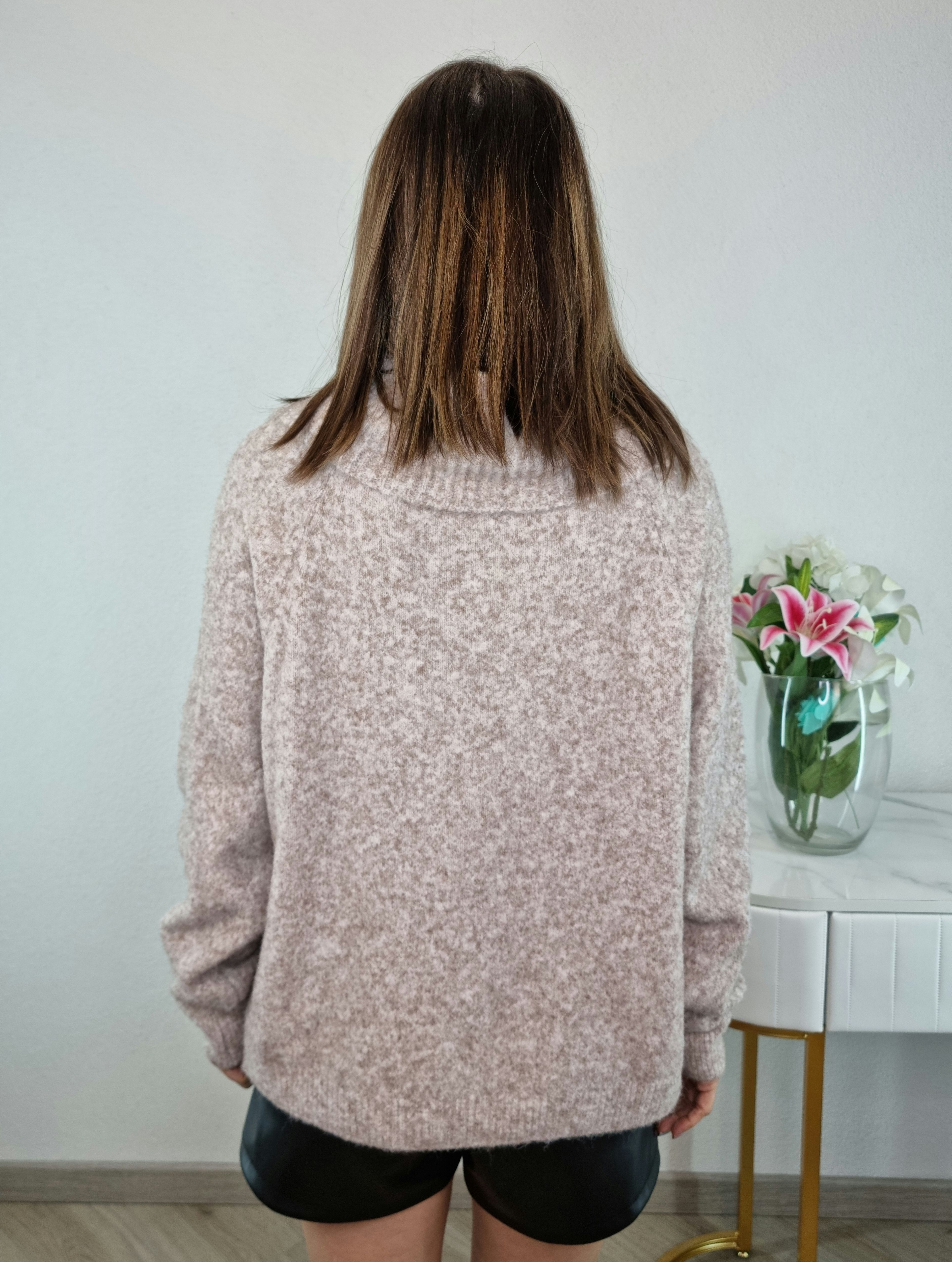 PULL ANELLO BEIGE