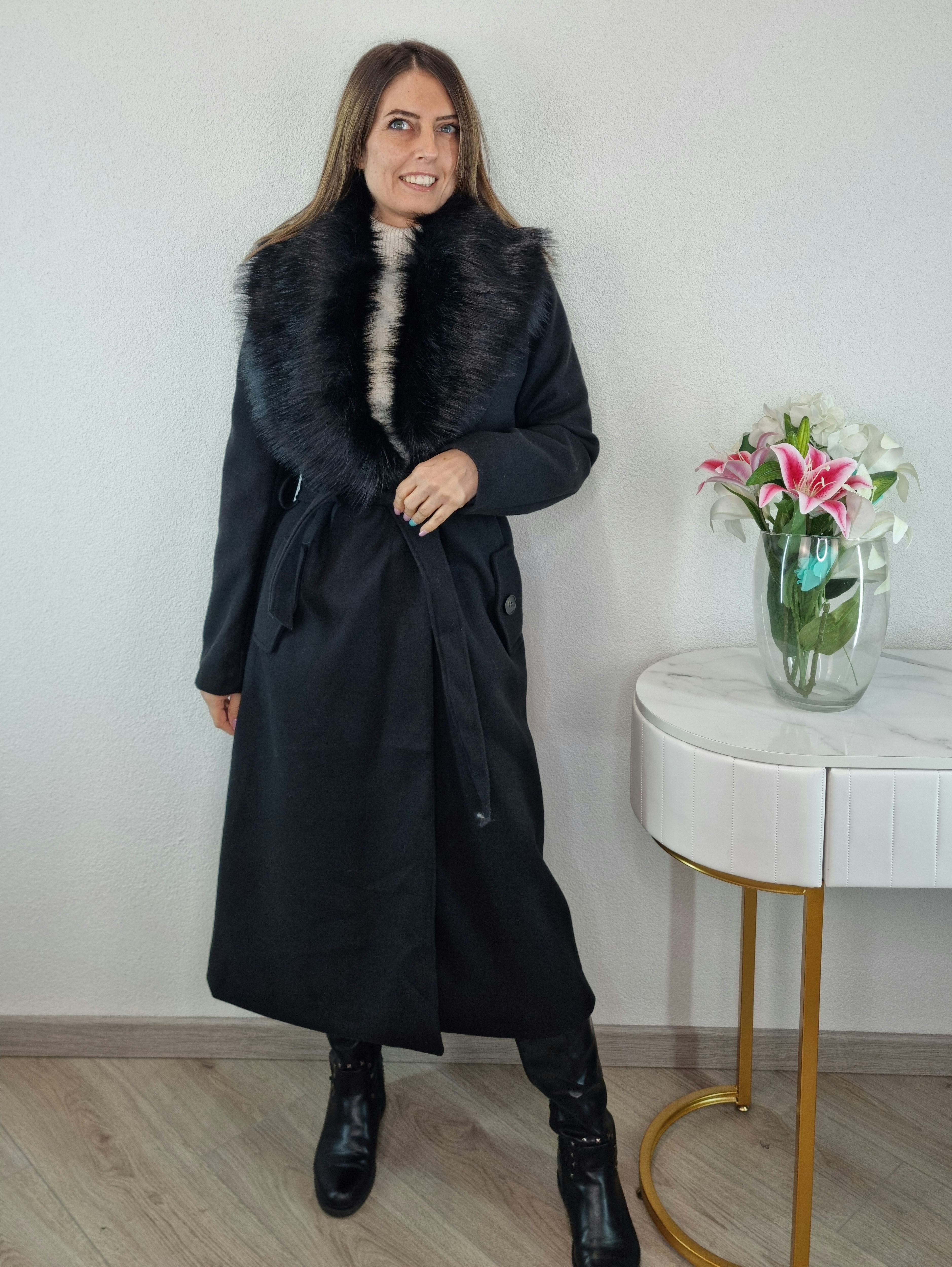 CAPPOTTO KIM NERO