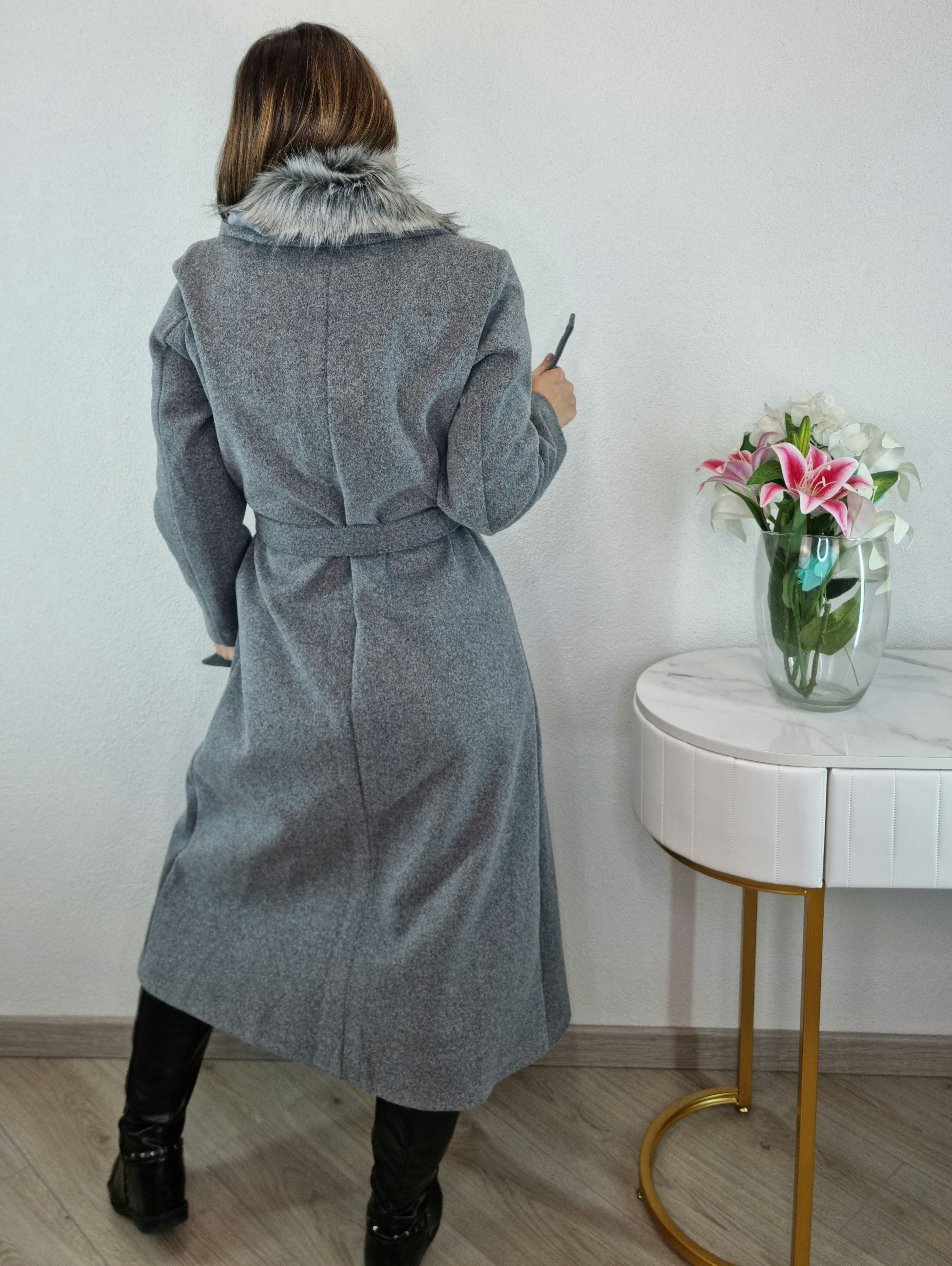 CAPPOTTO KIM GRIGIO