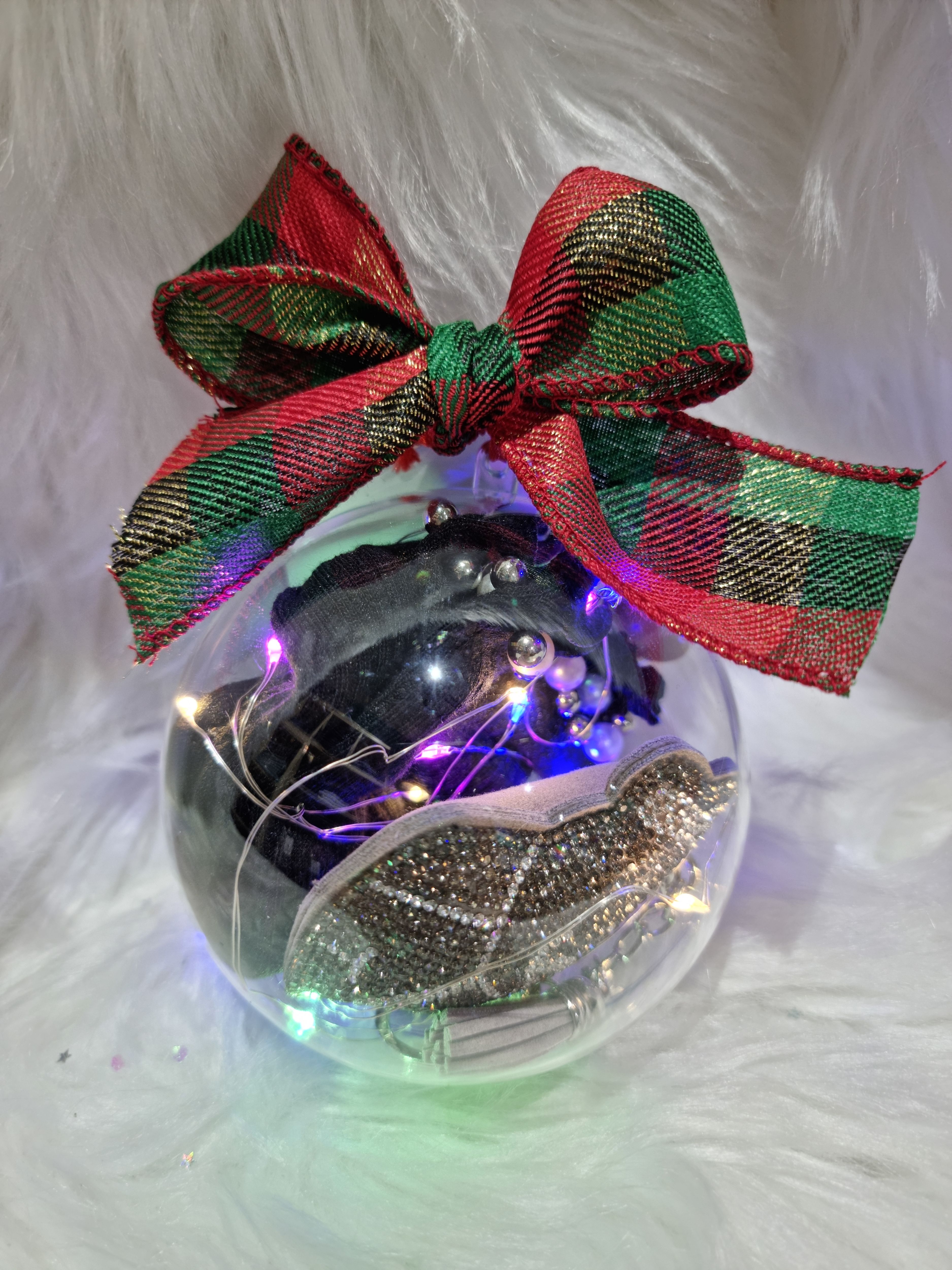 SFERA MILLE LUCI CALZINO E PORTACHIAVI GRAFITE