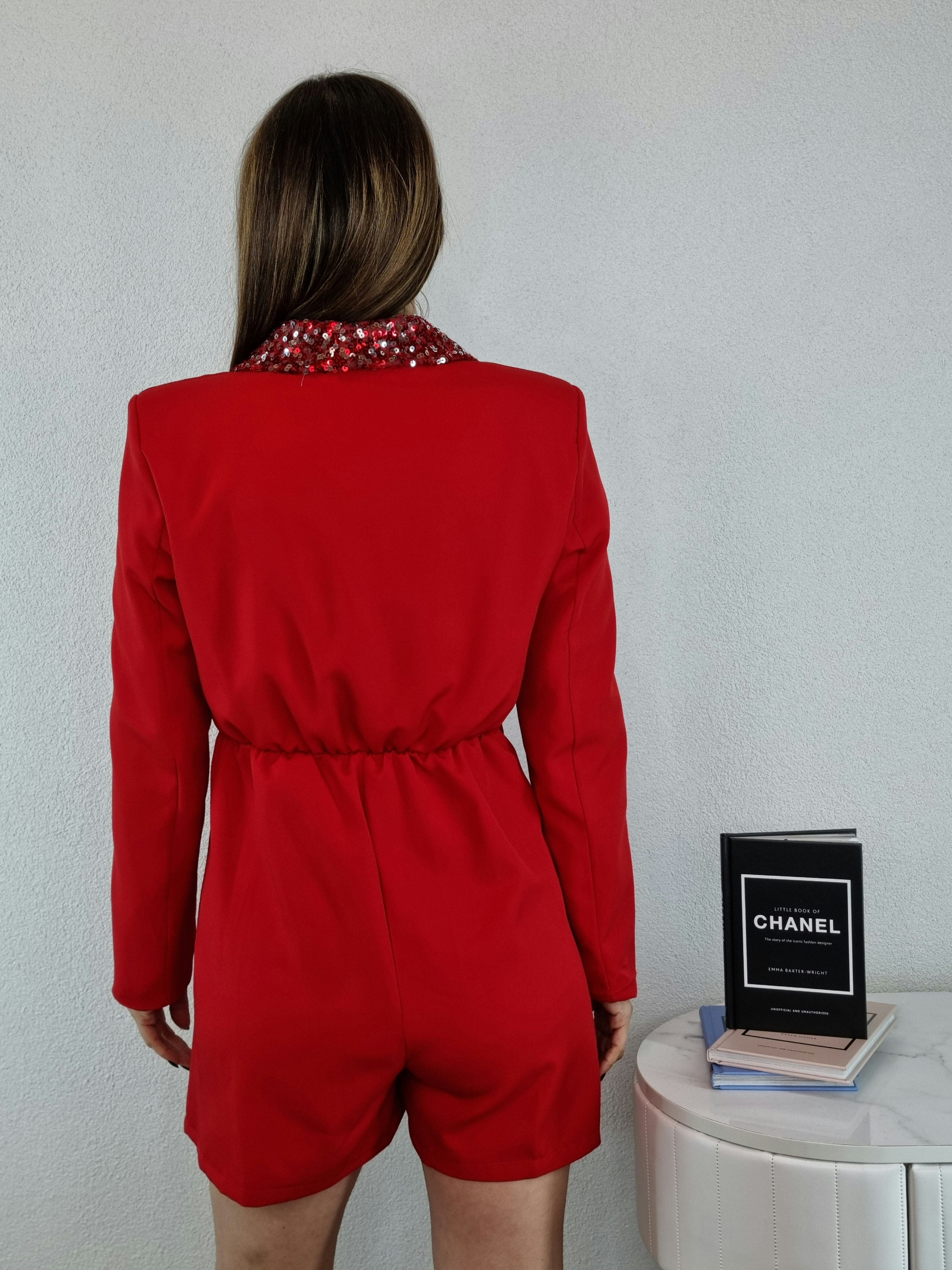 TUTINA PAILLETTES ROSSO