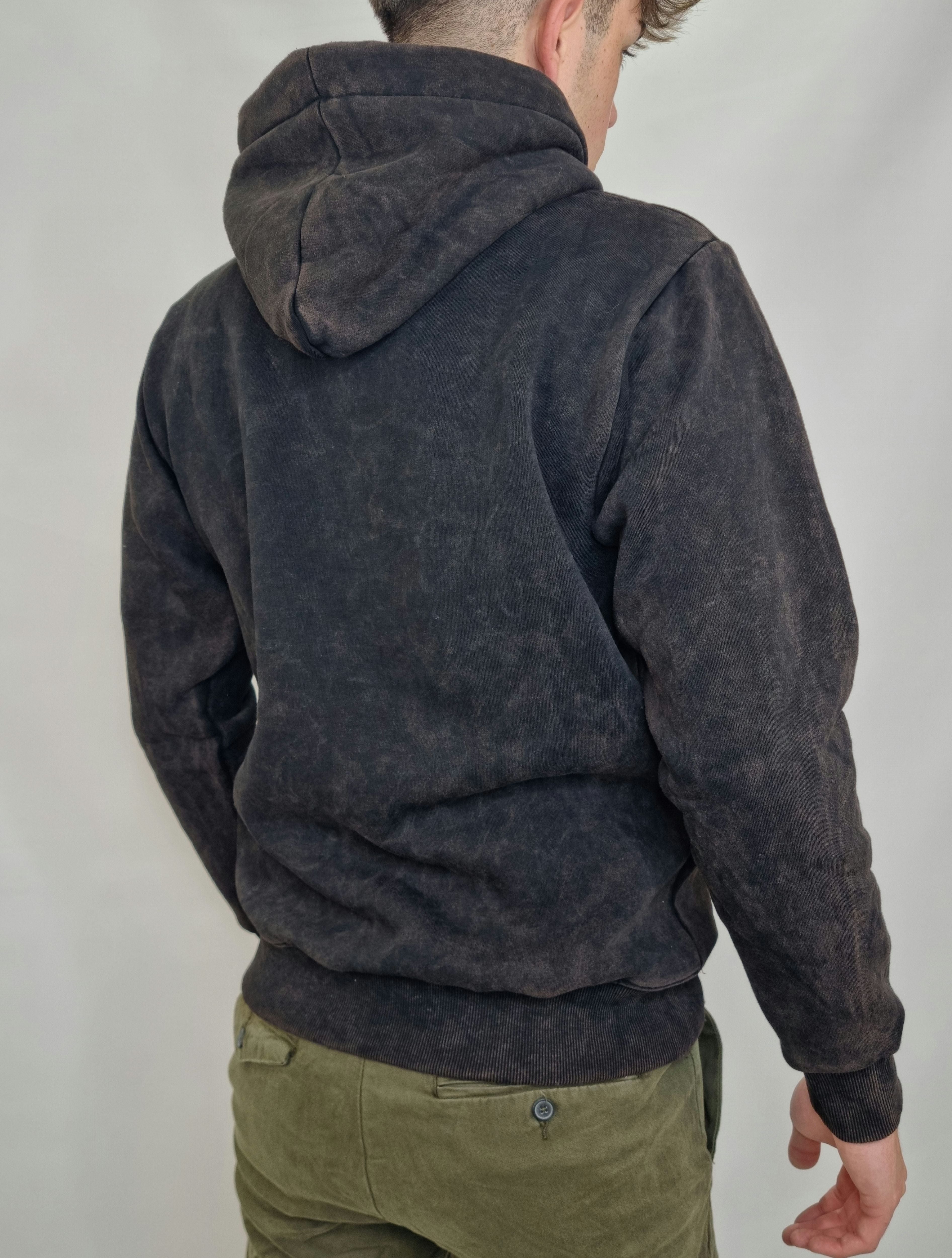 Felpa uomo helios art.u903 nera