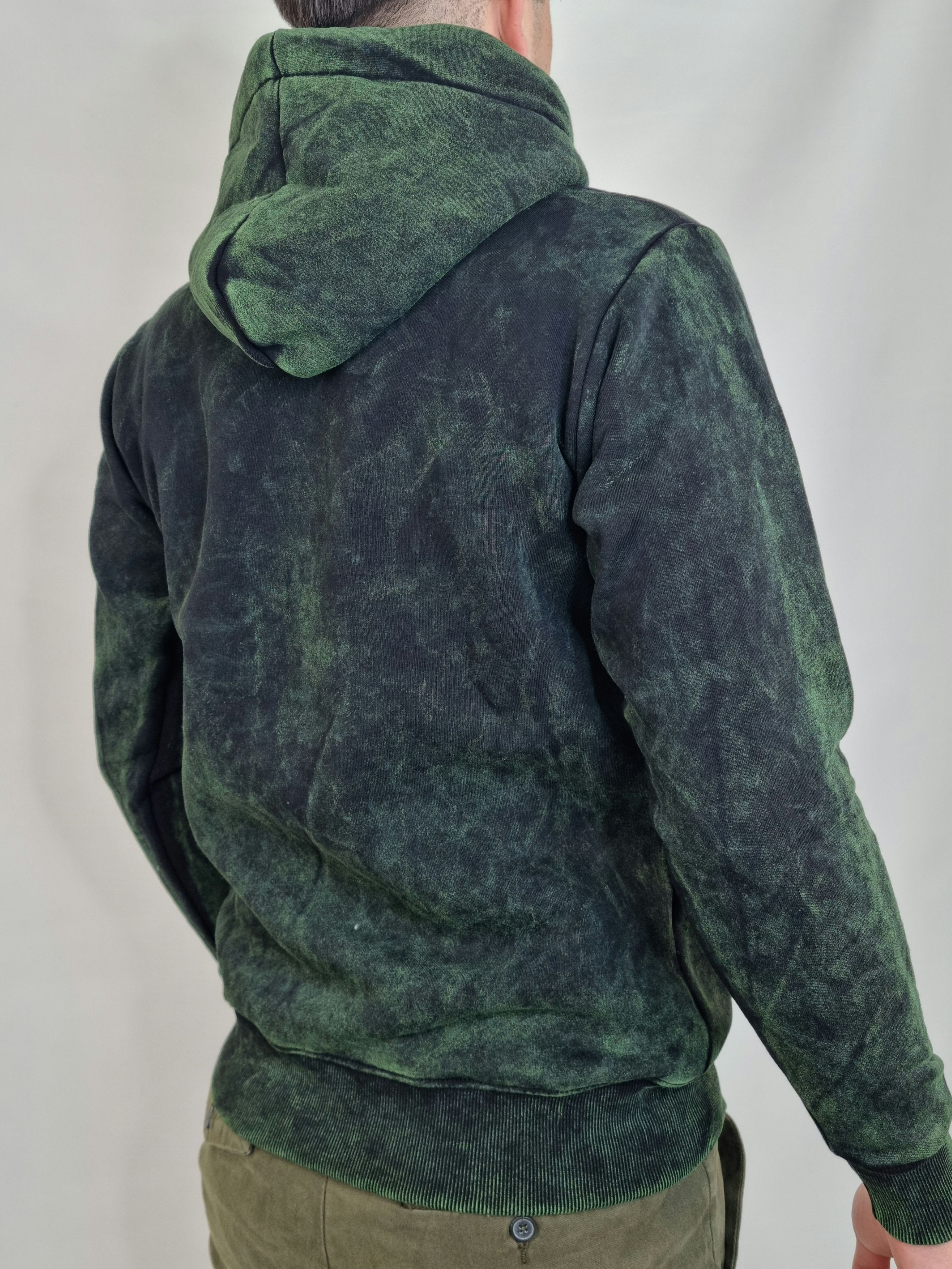 Felpa uomo helios art.u903 verde