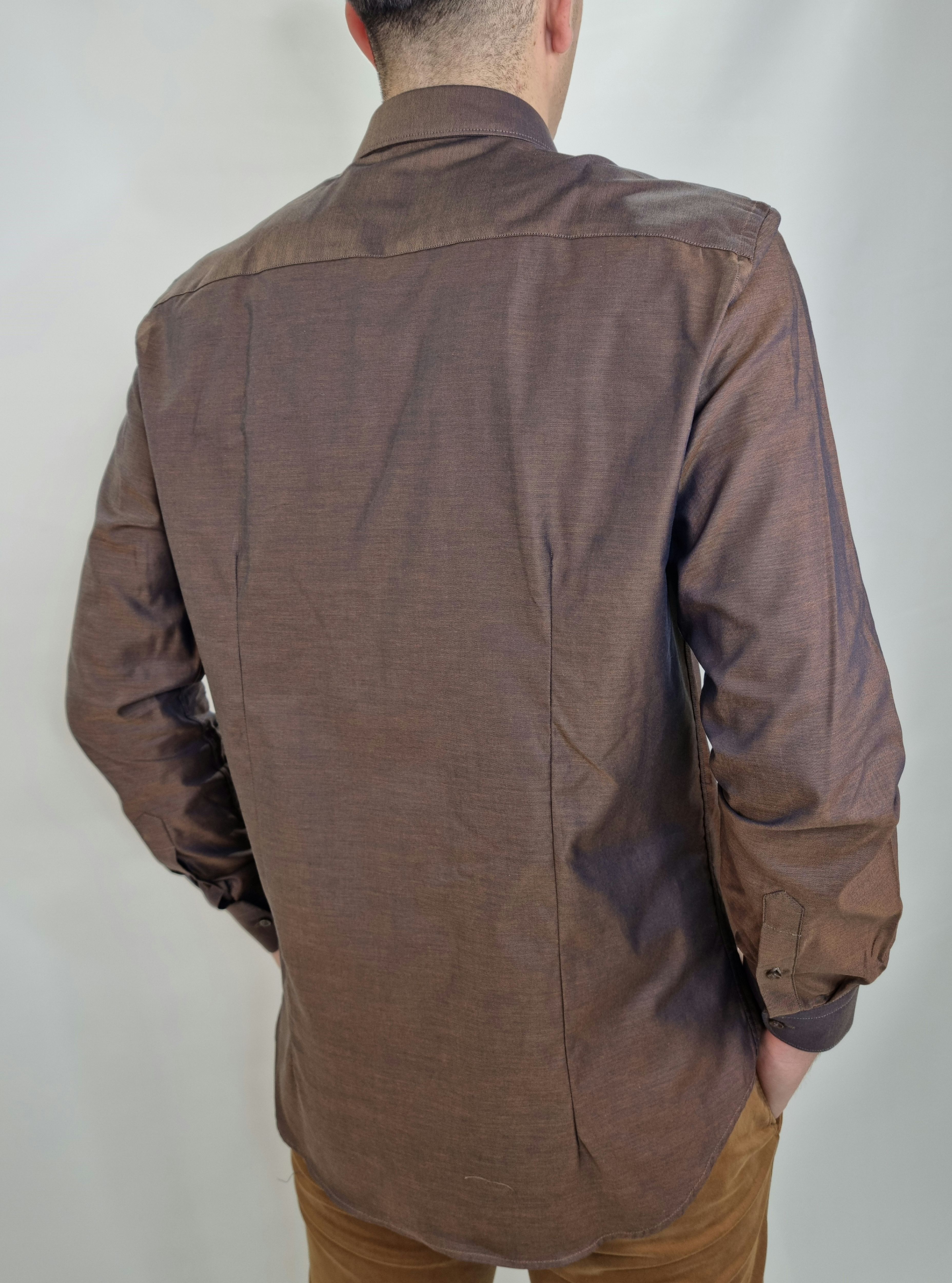 CAMICIA UOMO FB ART.POMMERY MORO