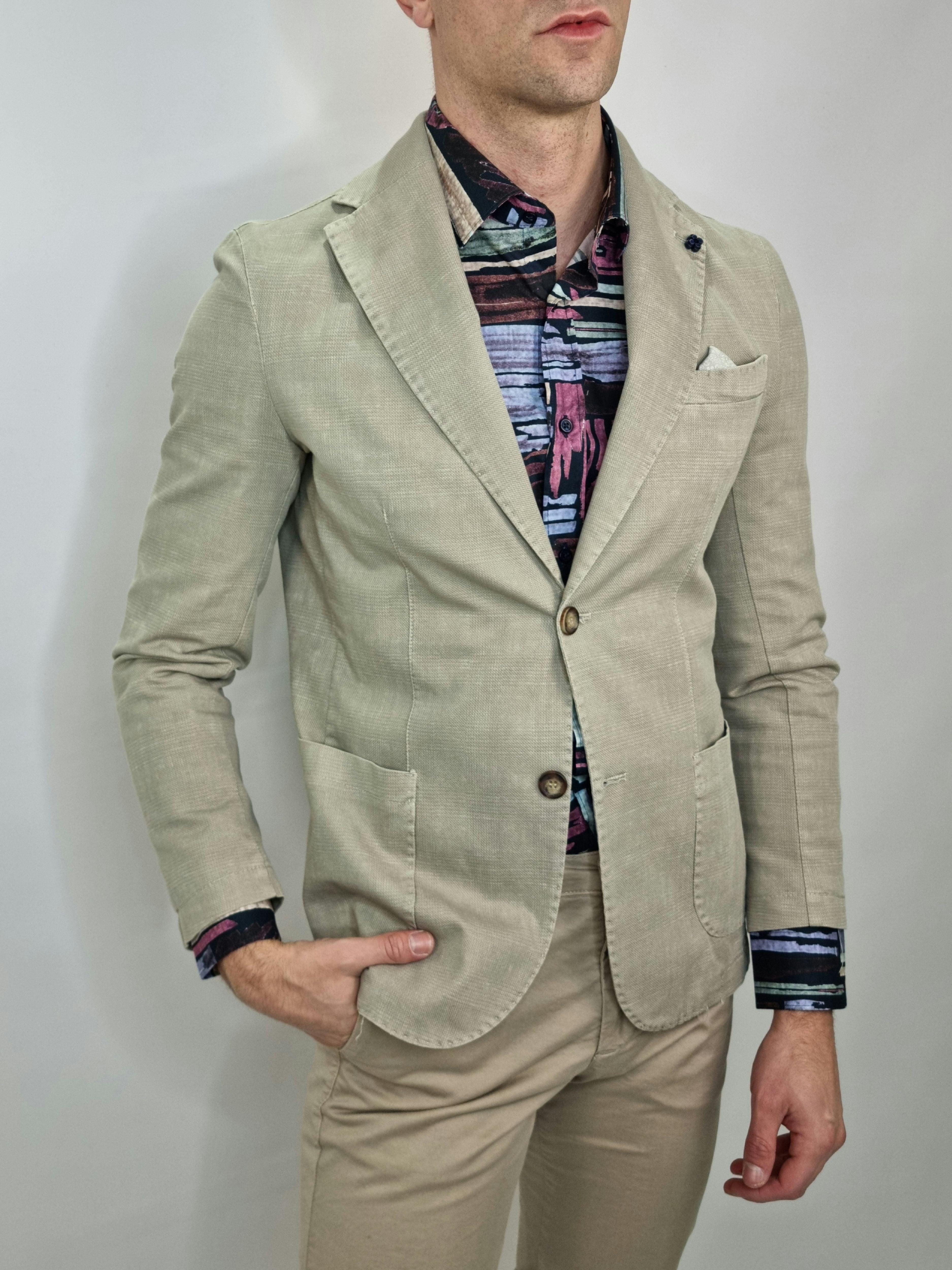 Giacca FB uomo art.CR899 beige