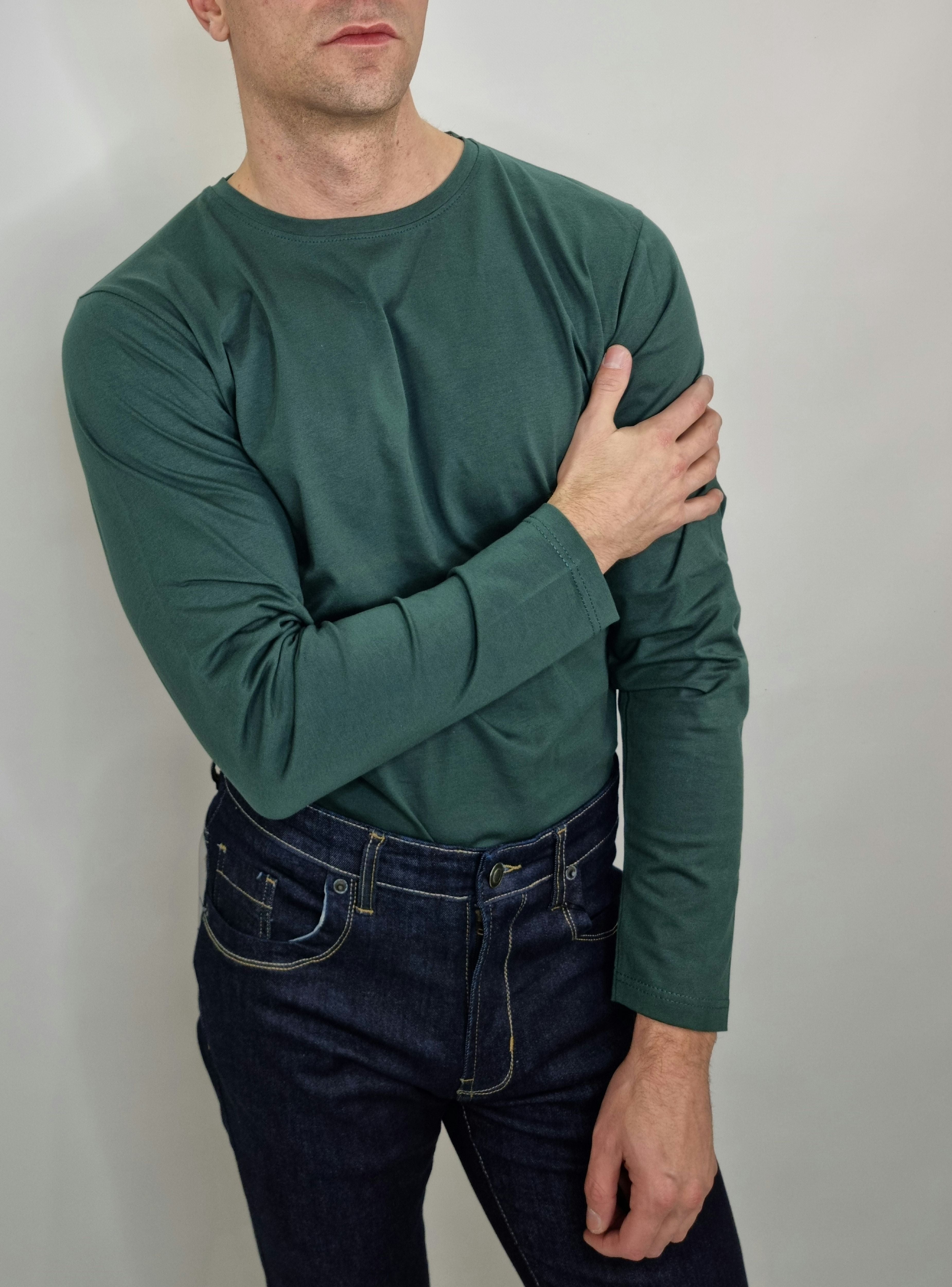 T-shirt UOMO ART. 16BASIC675 VERDE