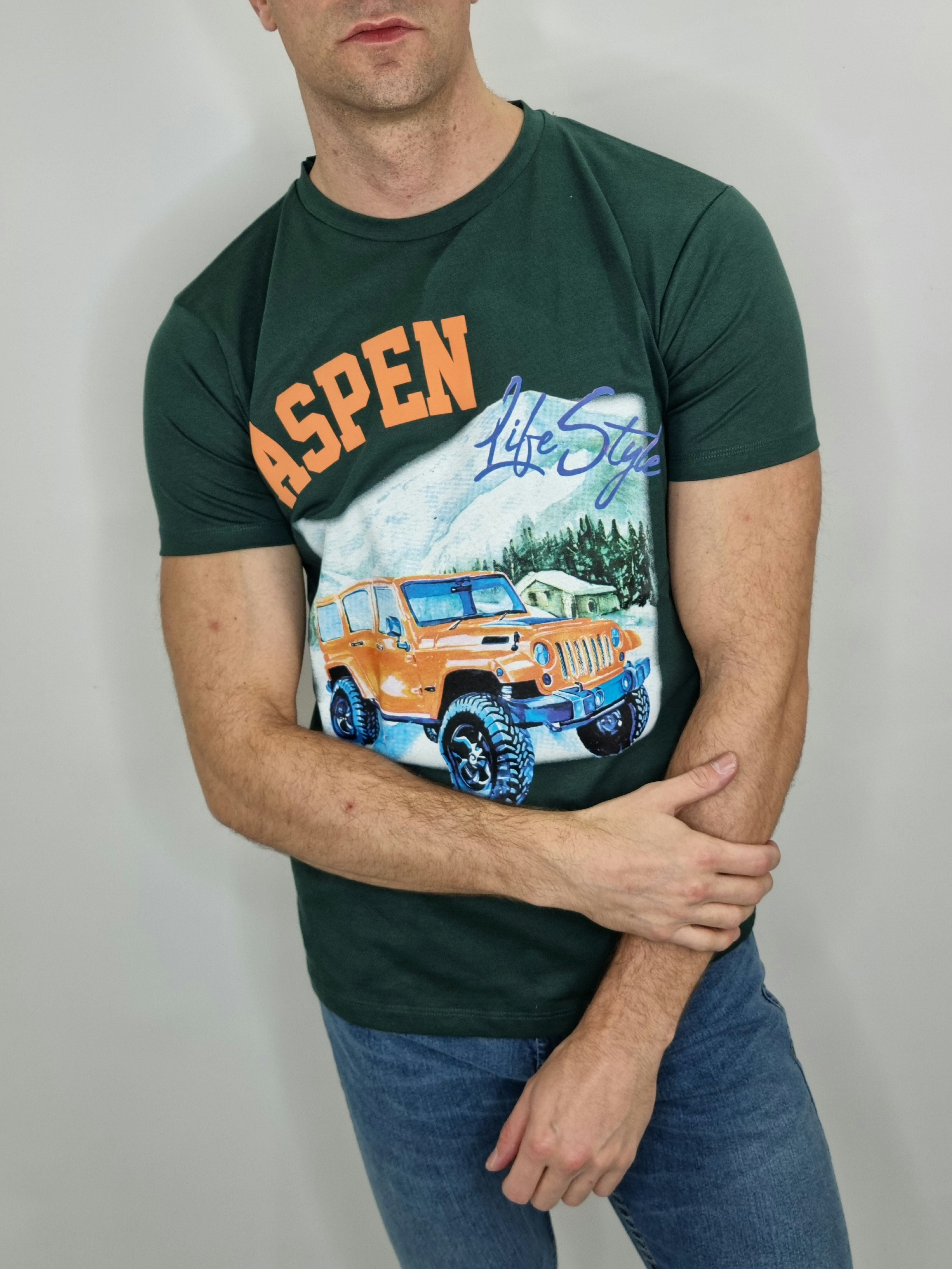 T-shirt UOMO art.x161352 verde