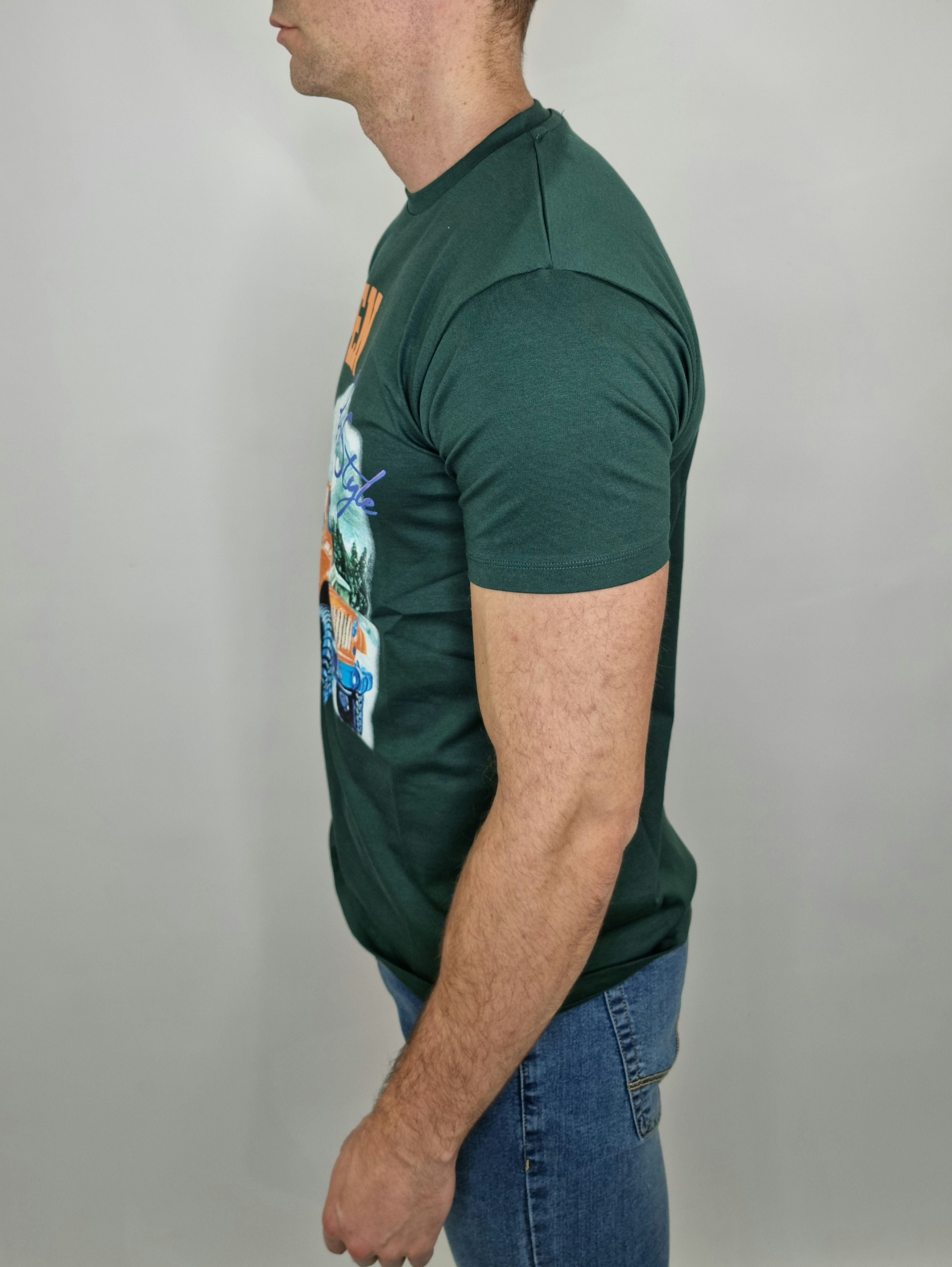 T-shirt UOMO art.x161352 verde