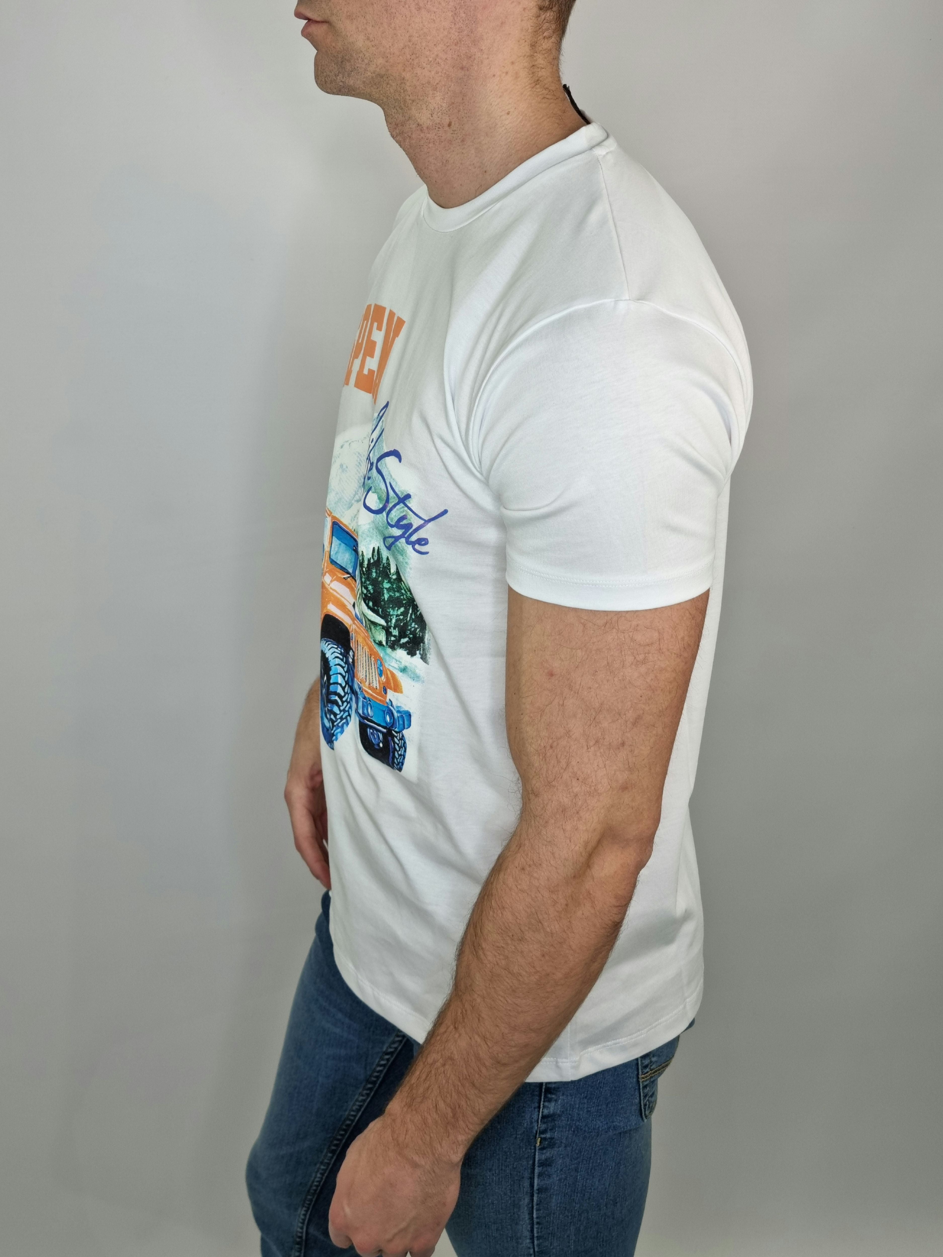 T-shirt UOMO art.x161352 bianca