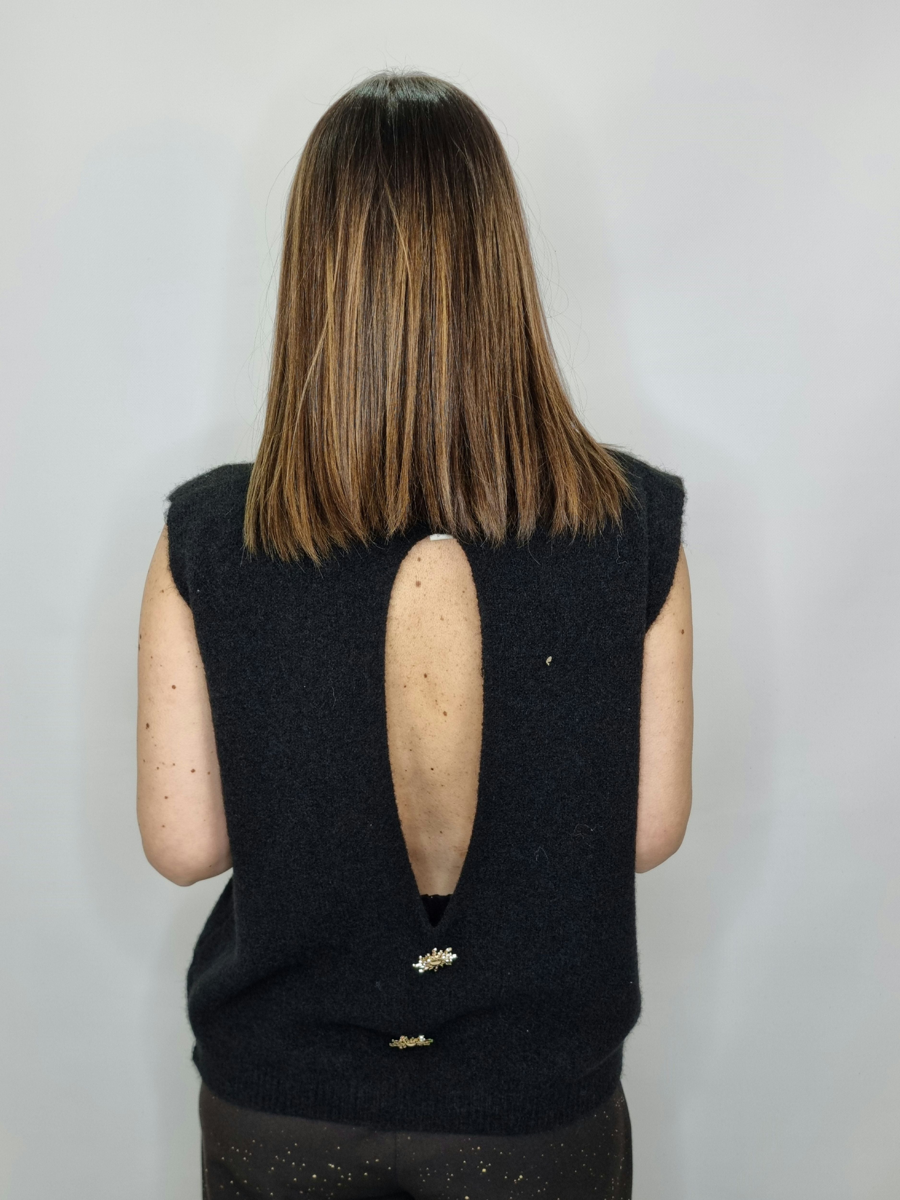 GILET CHARME NERO