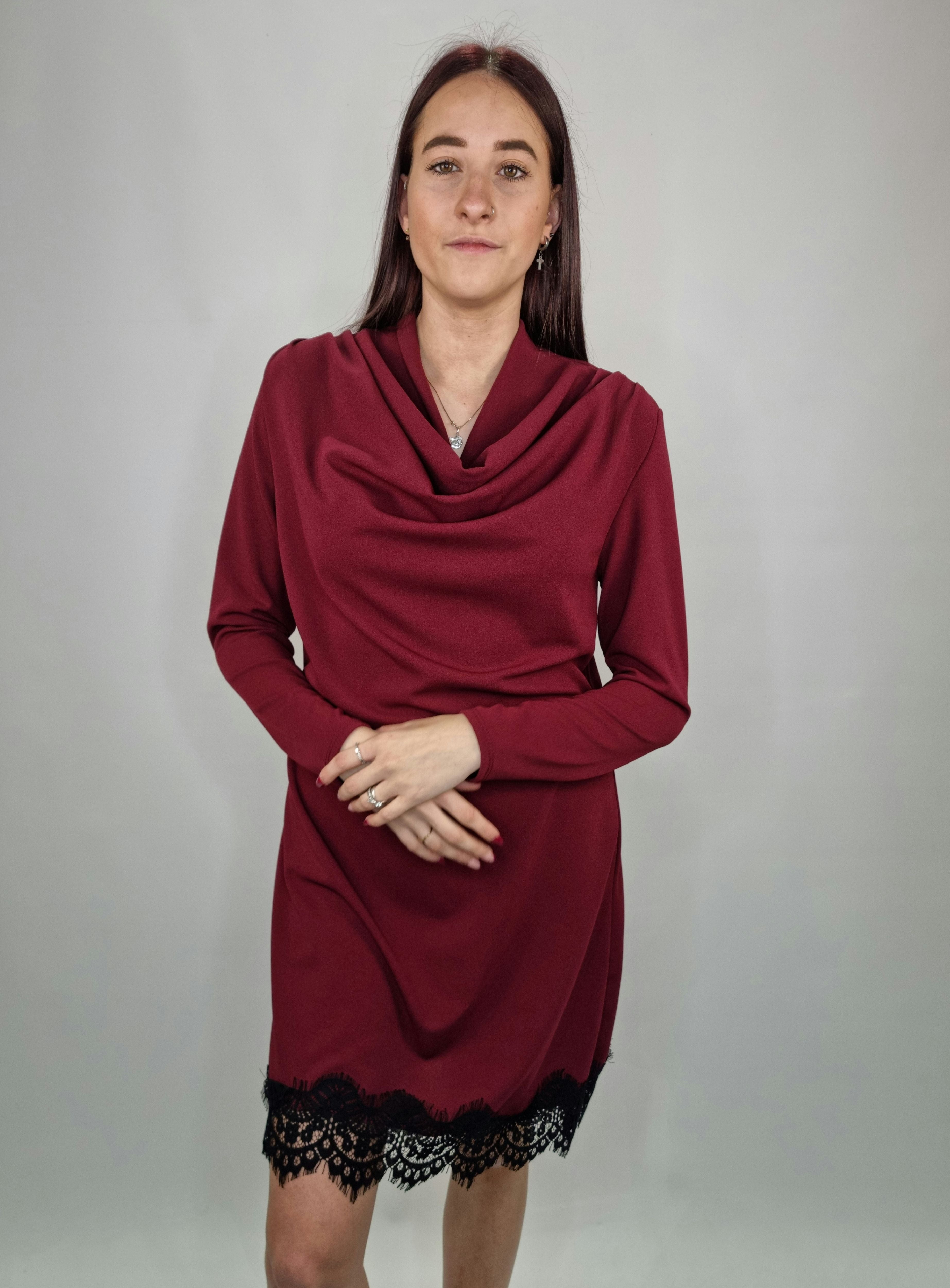 ABITO PIZZO BORDEAUX