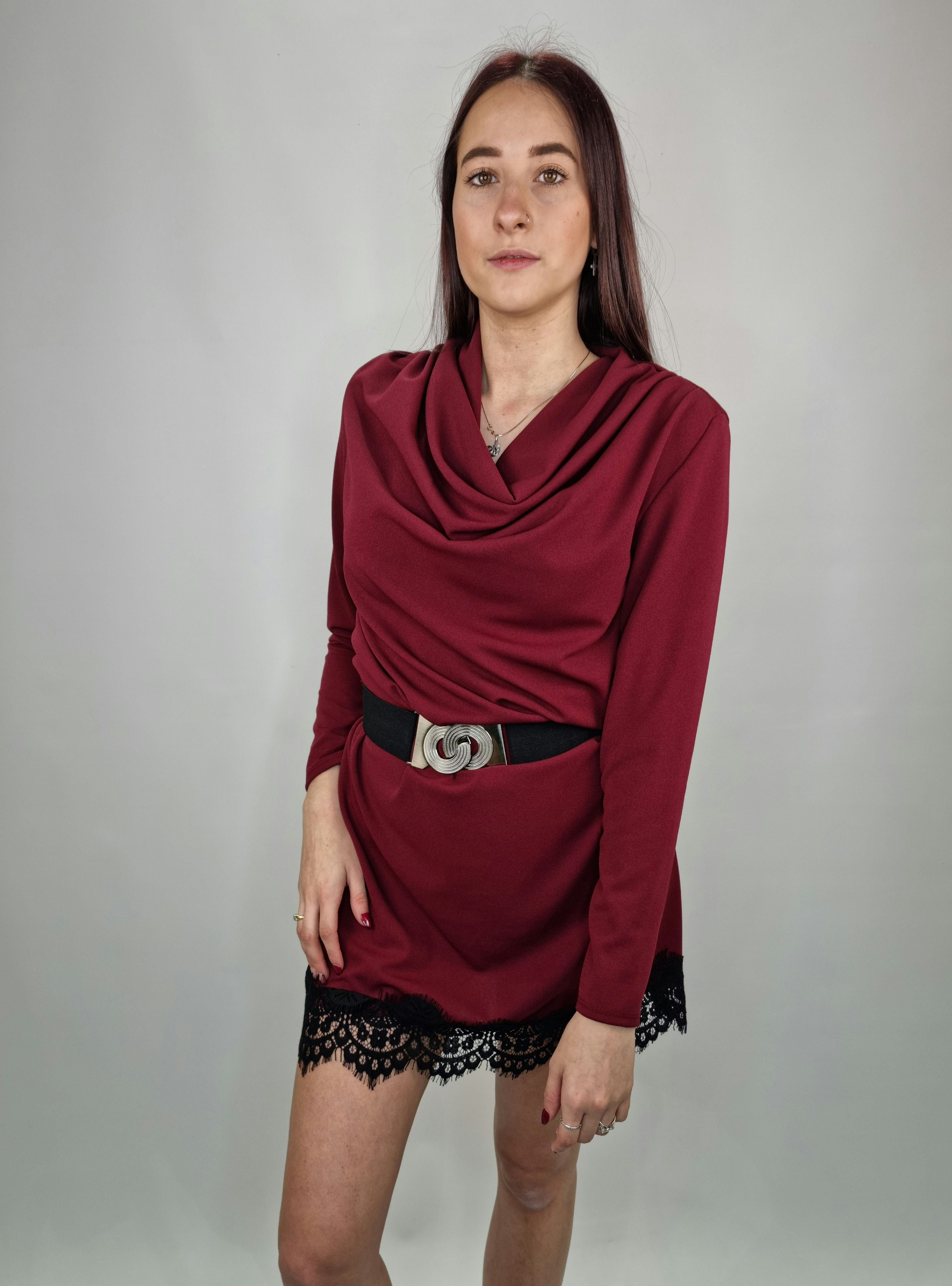 ABITO PIZZO BORDEAUX