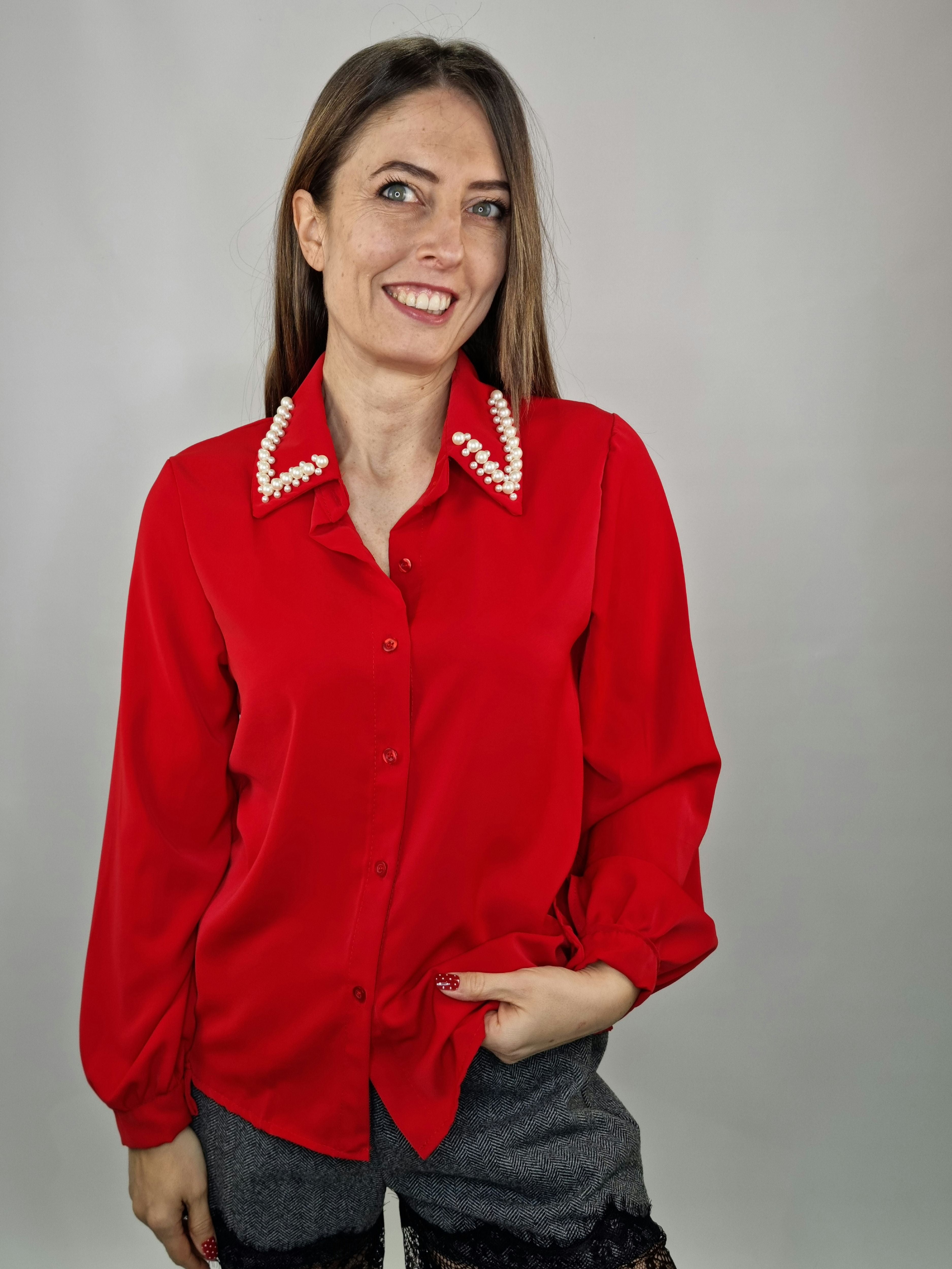 CAMICIA PERLE