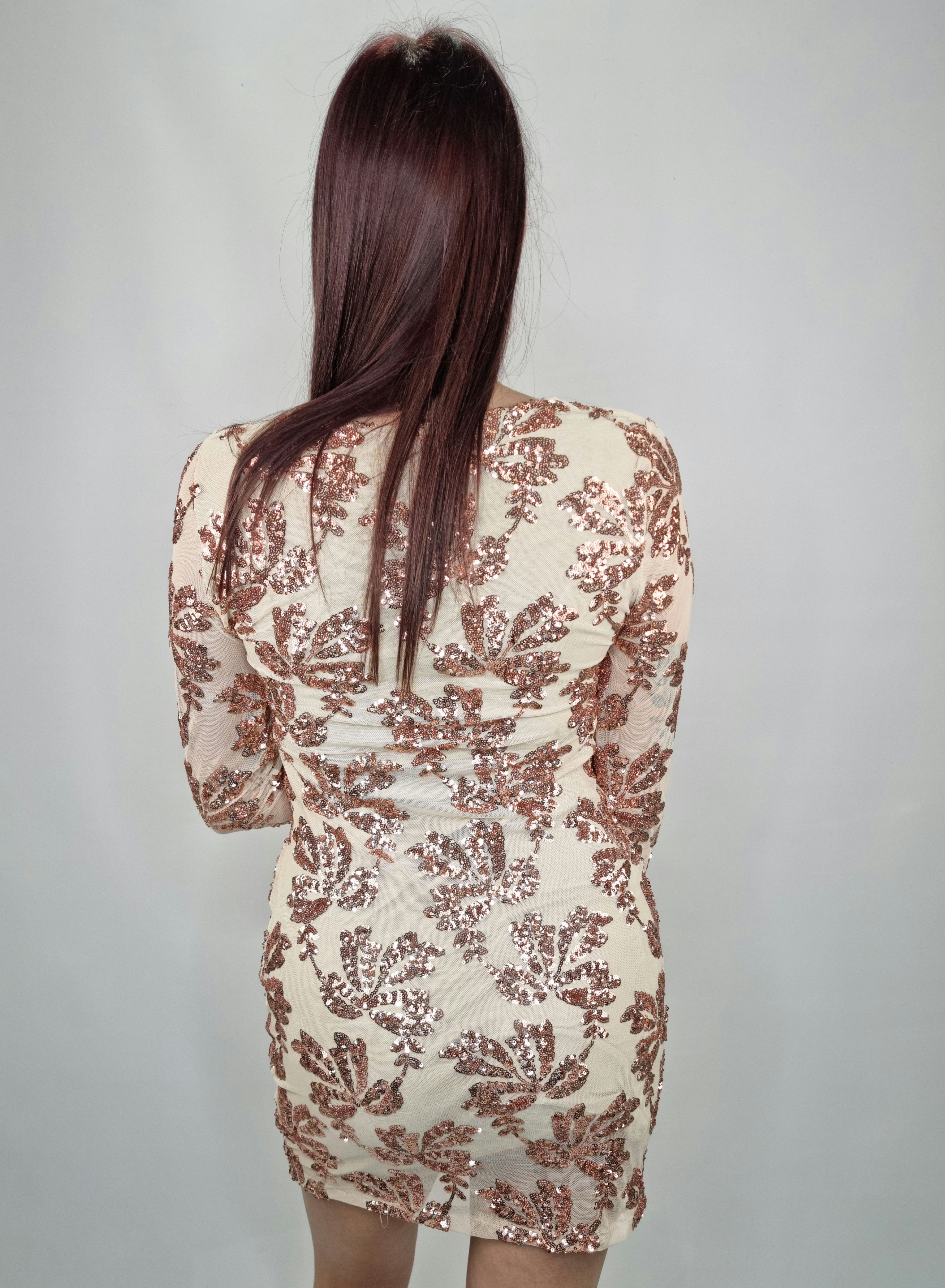 ABITO SHIMMER CHAMPAGNE