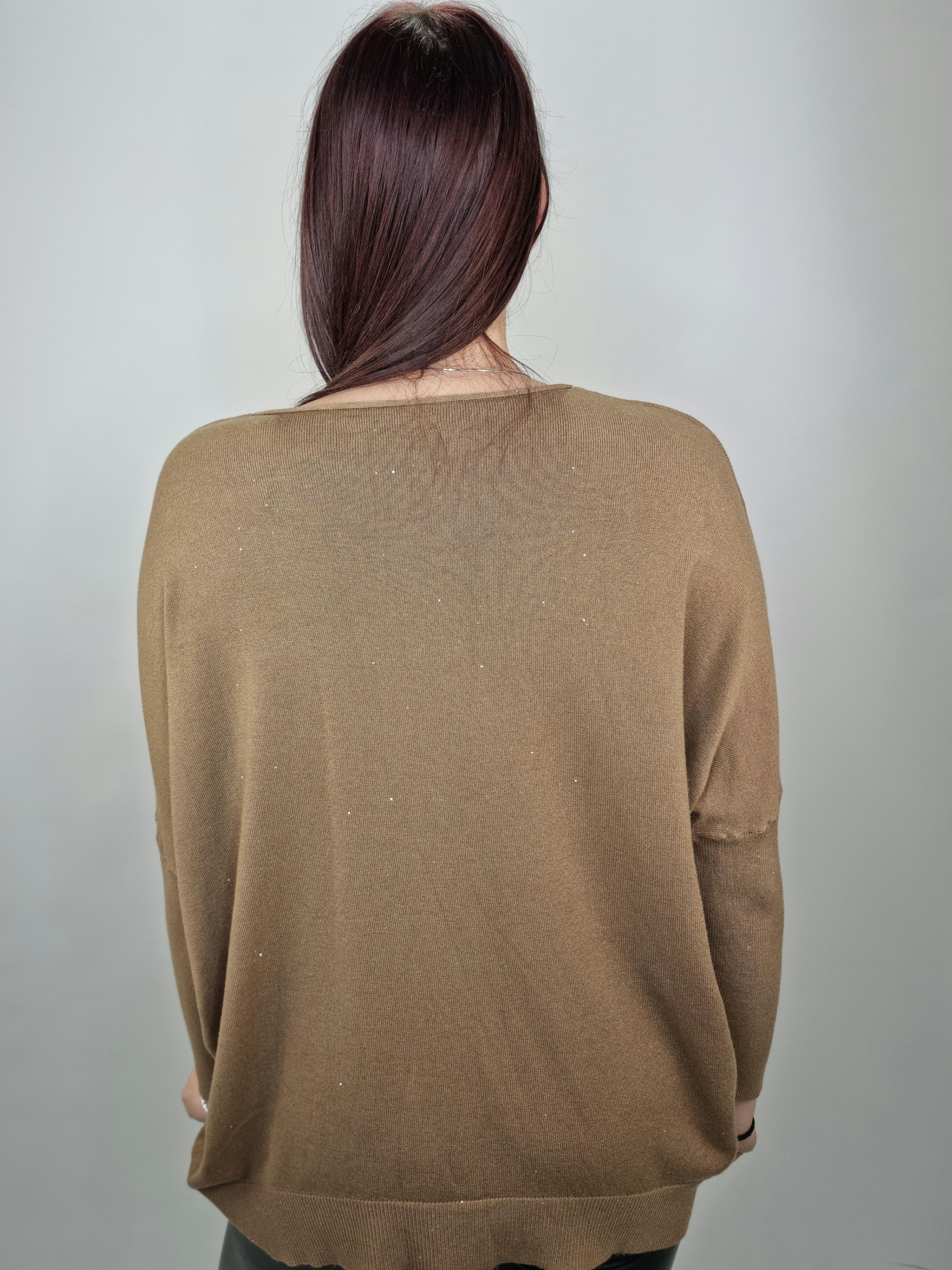 PULL PUNTI LUCE CAMMELLO