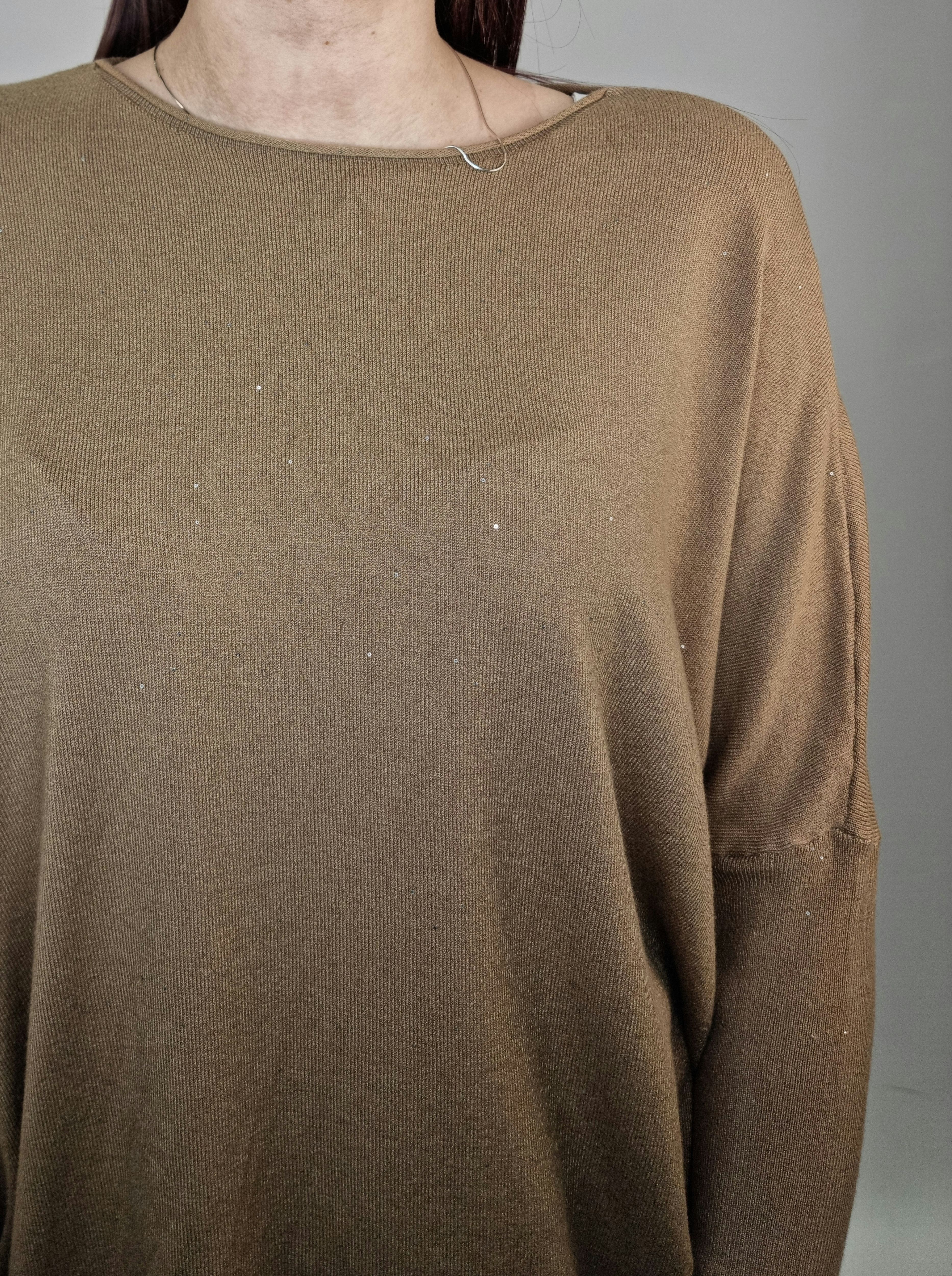 PULL PUNTI LUCE CAMMELLO