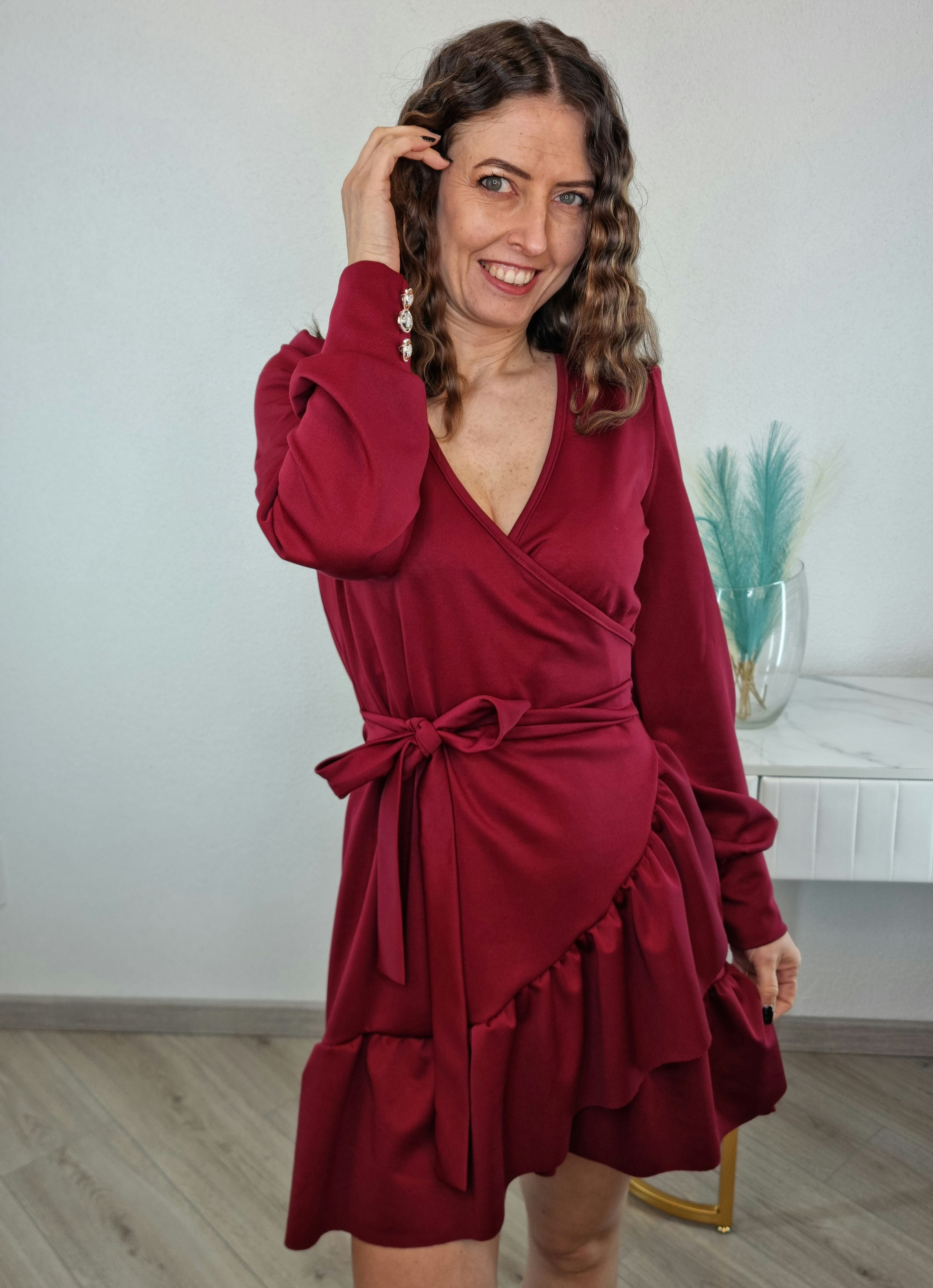 ABITO SCOLLO V BORDEAUX