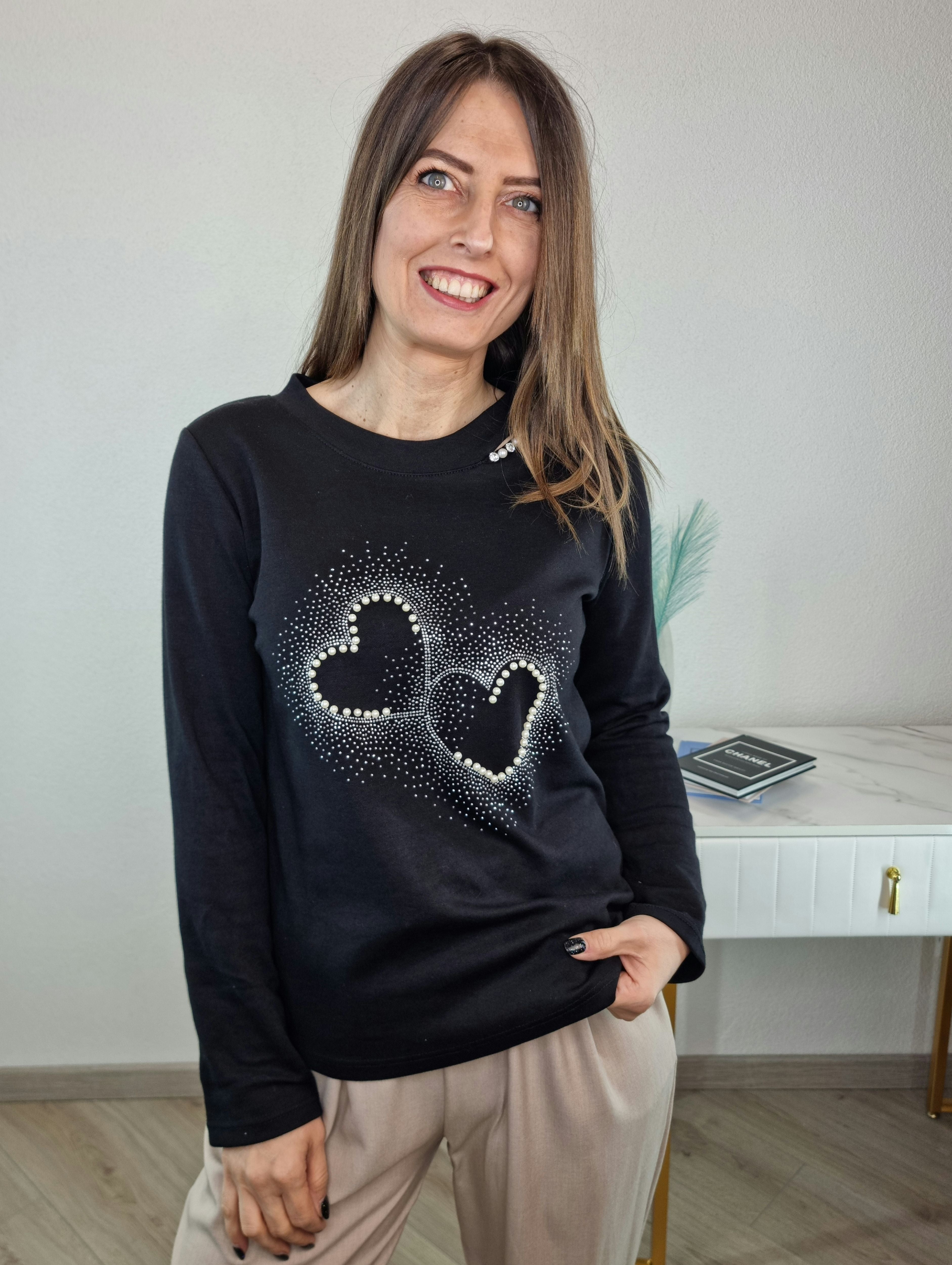 T-SHIRT LOVE NERA