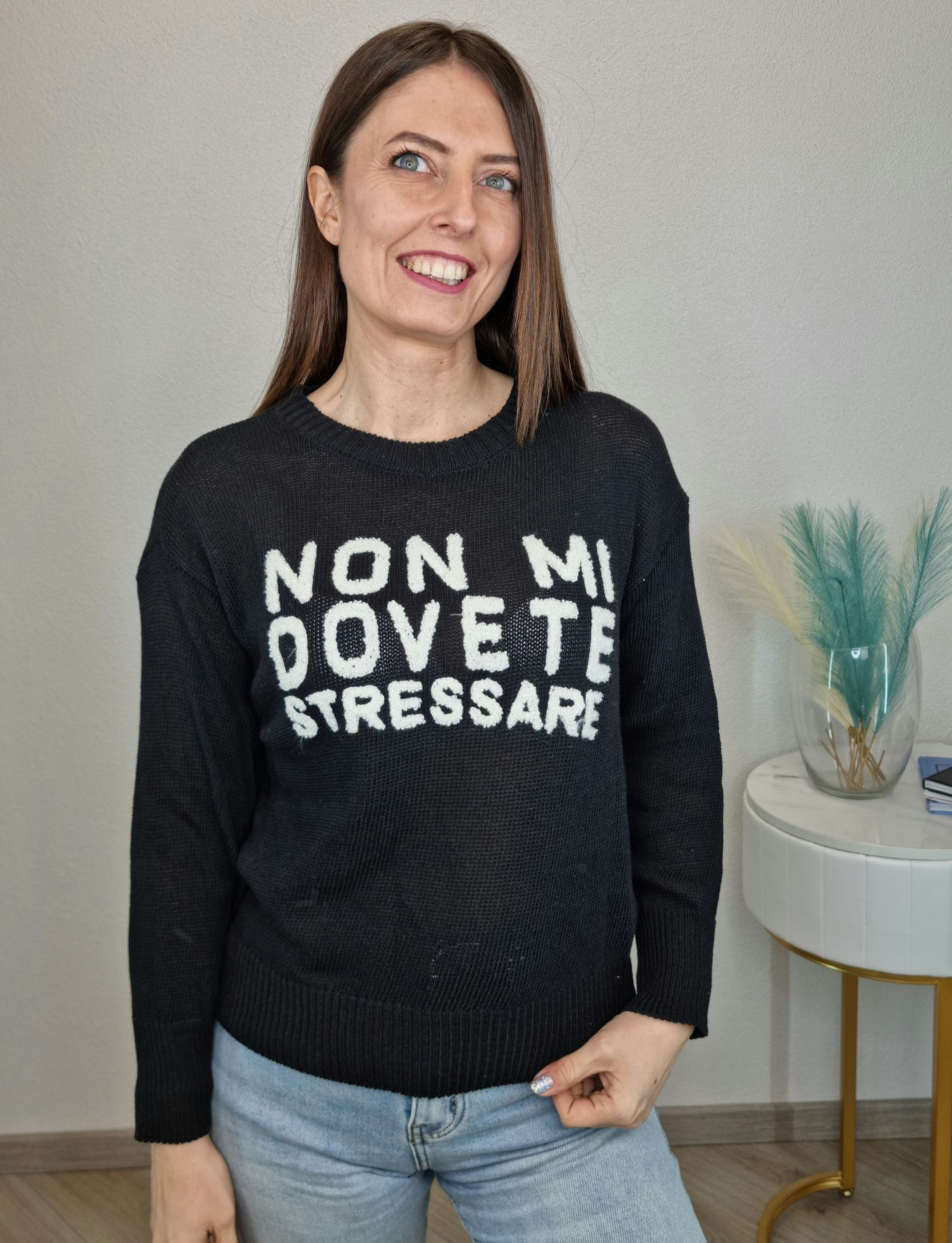 PULL STRESSARE NERO