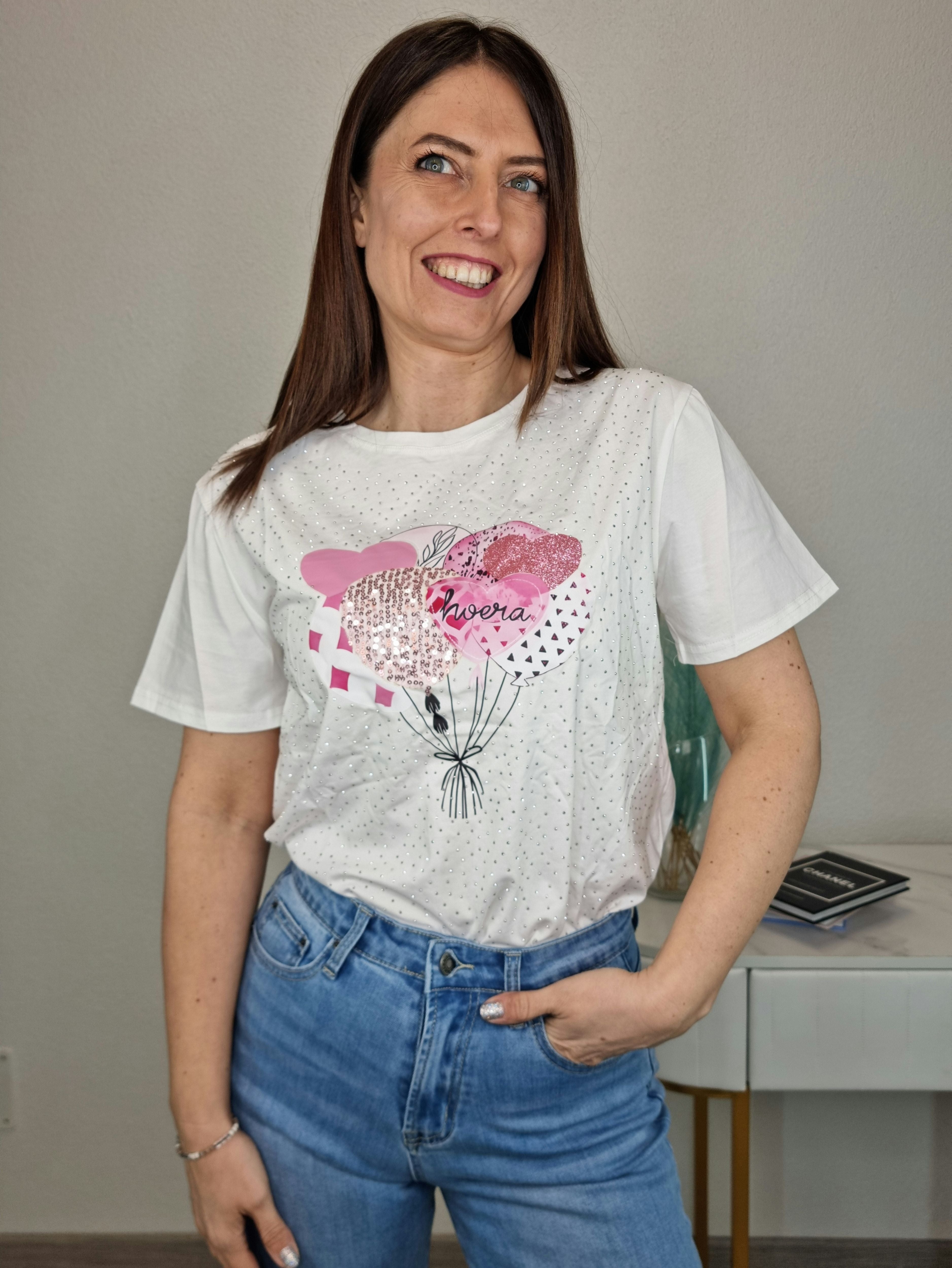 T-SHIRT BALLON ROSA