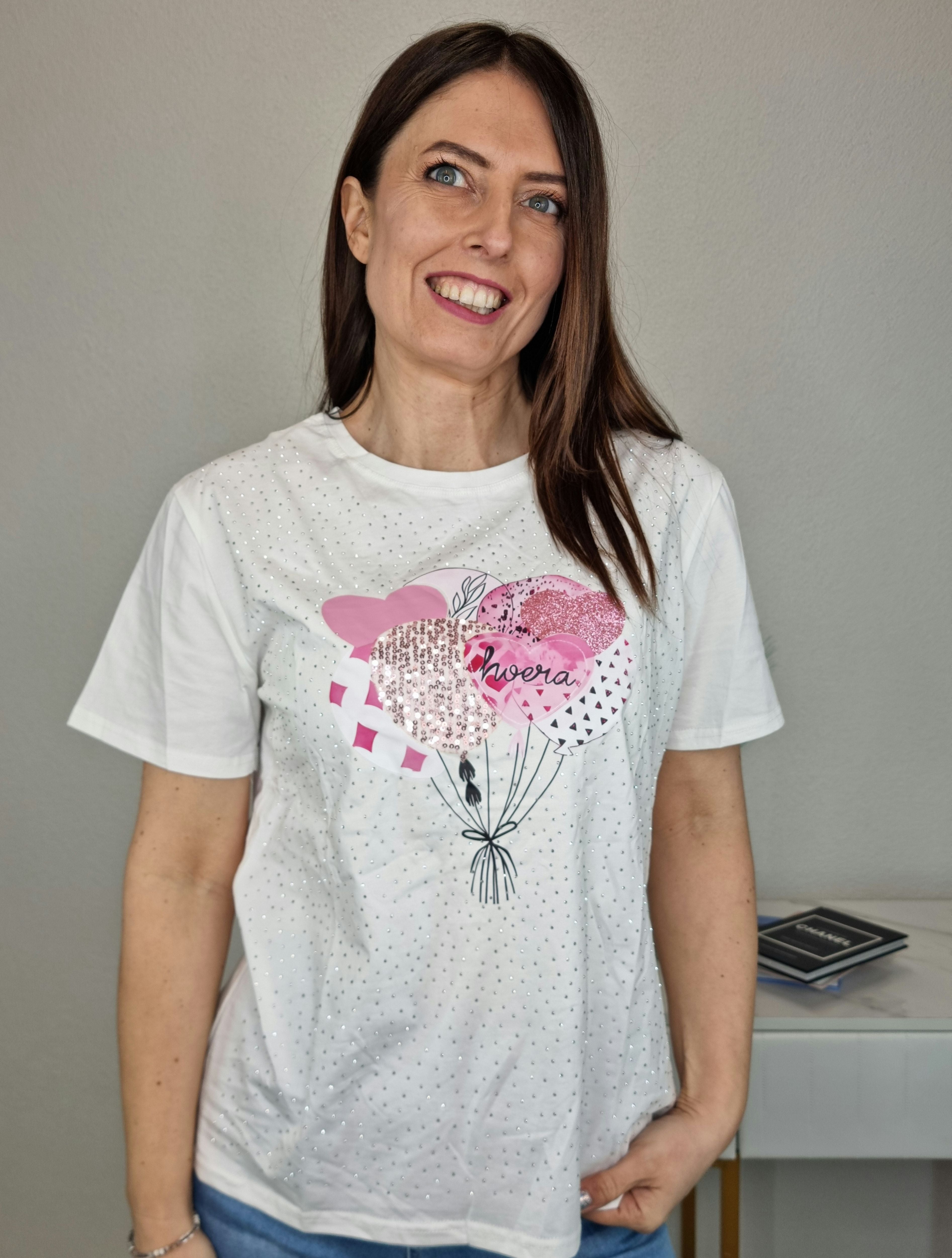 T-SHIRT BALLON ROSA